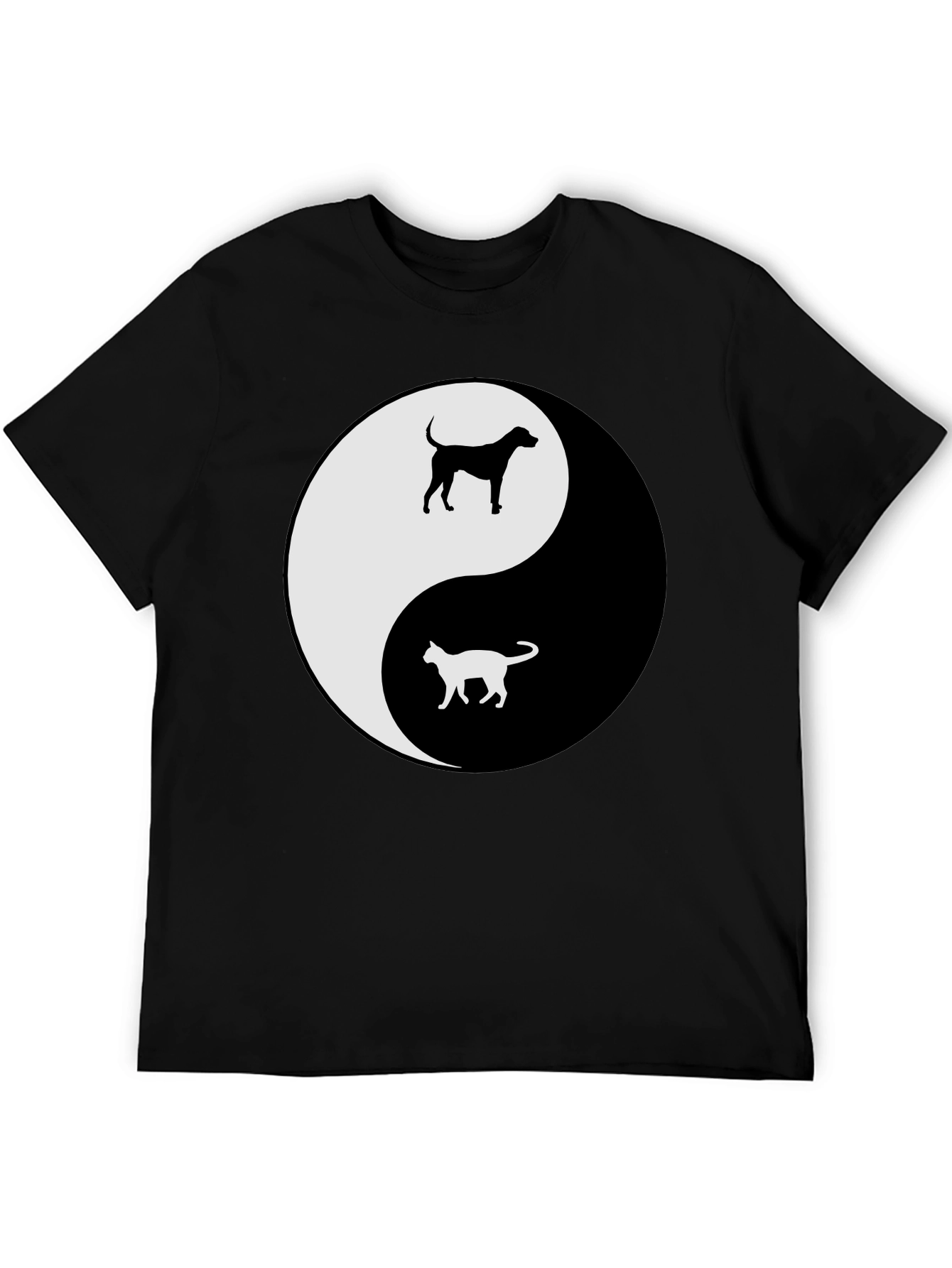 Yin Yang Cat & Dog T-Shirt