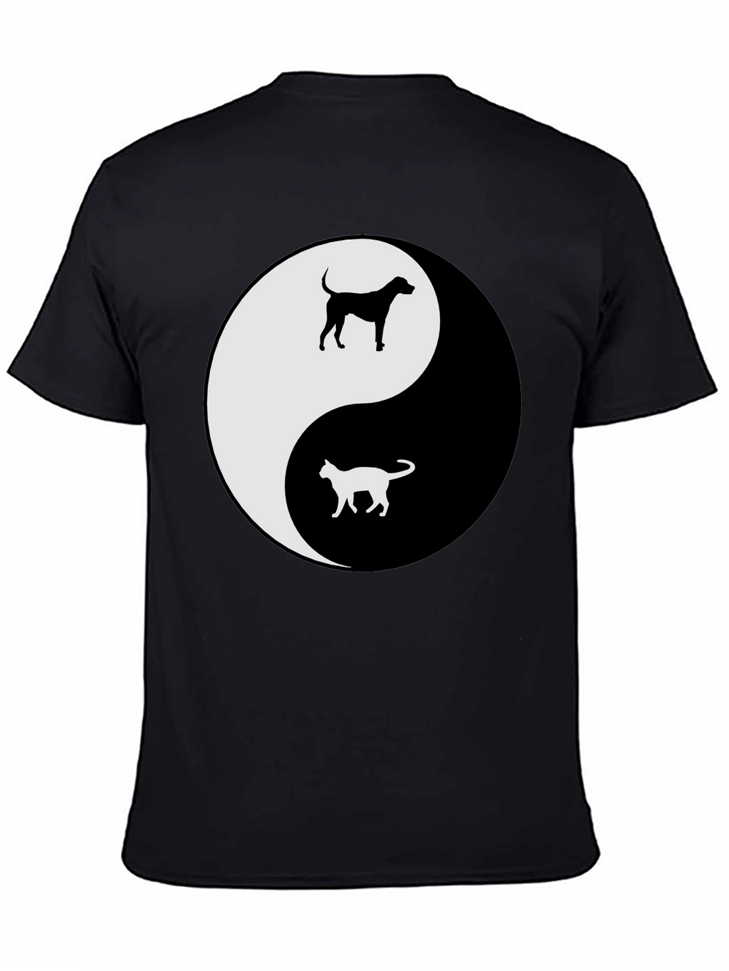 Yin Yang Cat & Dog T-Shirt