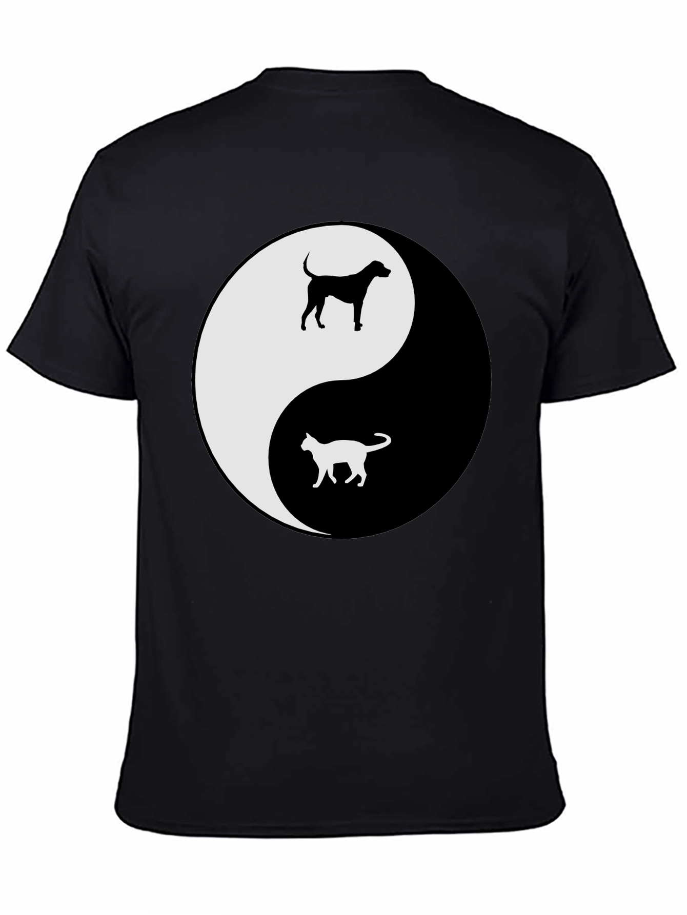 Yin Yang Cat & Dog T-Shirt