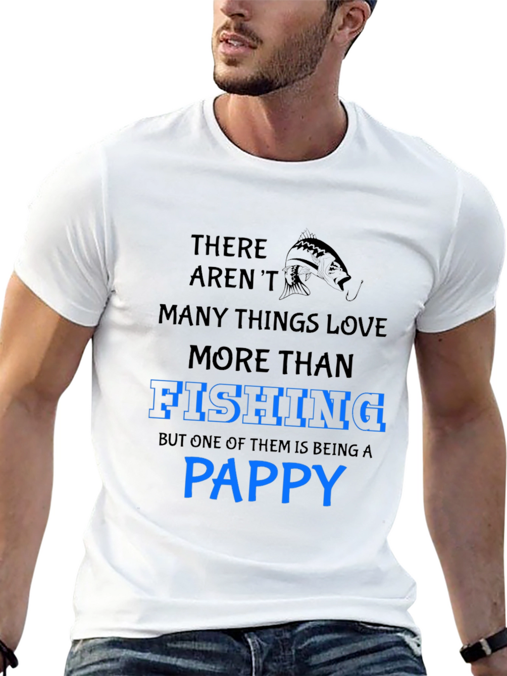 Fishing Pappy T-Shirt - Gift for Fishermen Grandpas