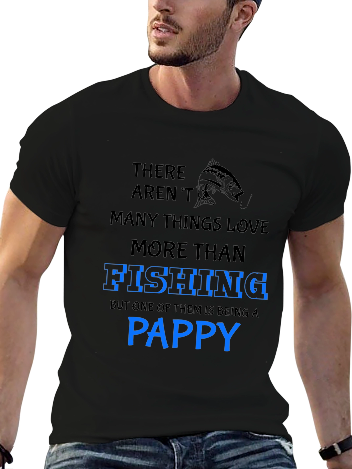 Fishing Pappy T-Shirt - Gift for Fishermen Grandpas