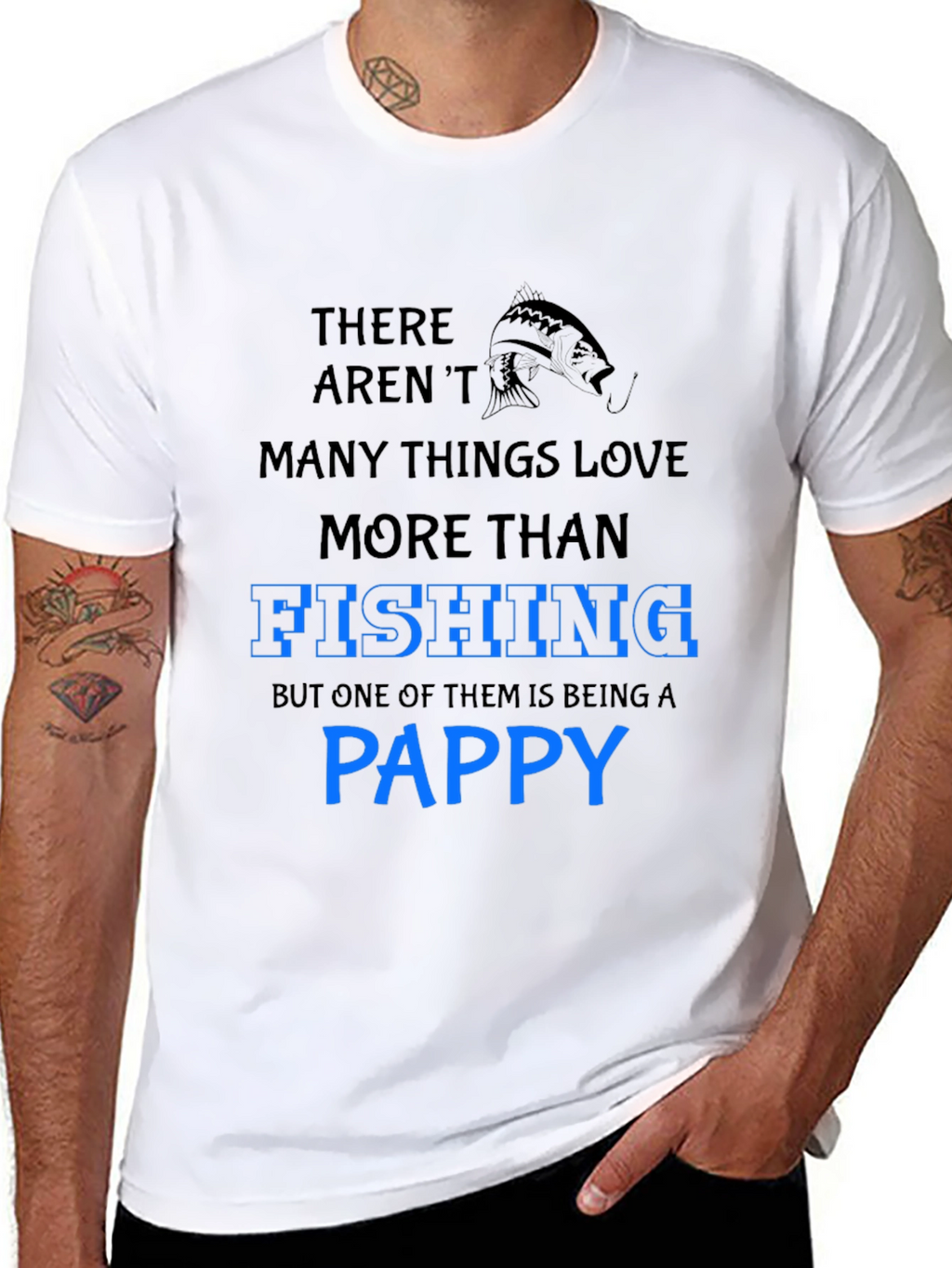 Fishing Pappy T-Shirt - Gift for Fishermen Grandpas