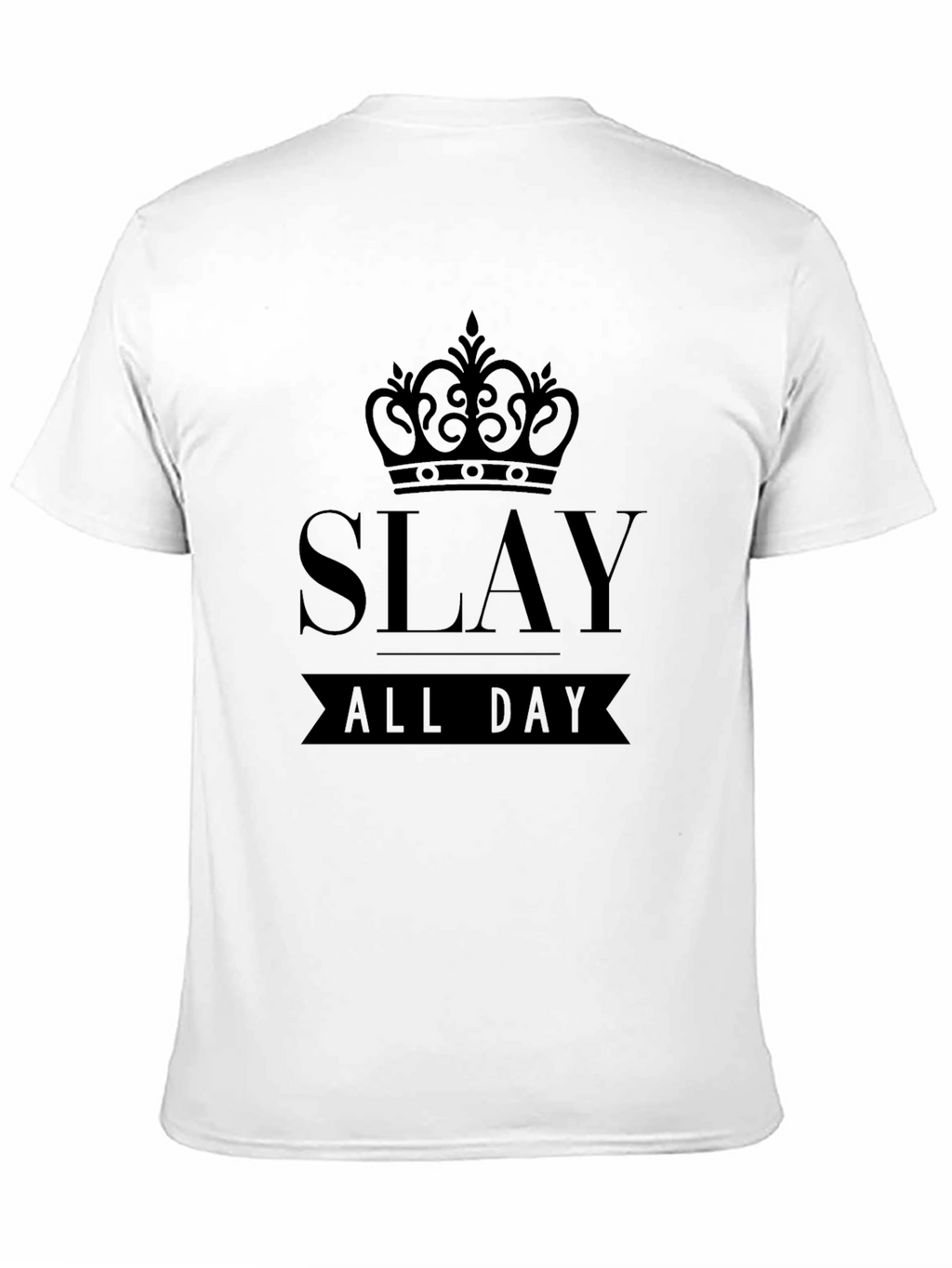 Slay All Day Graphic Tee - Mens Black T-Shirt
