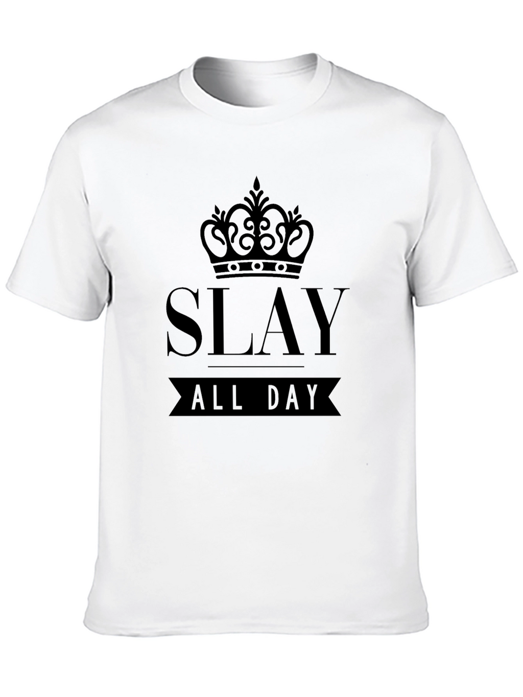 Slay All Day Graphic Tee - Mens Black T-Shirt