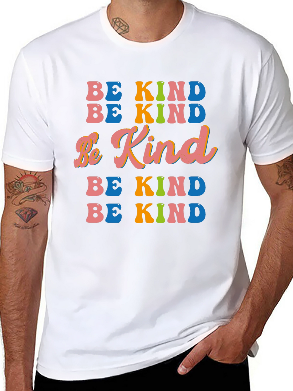 Be Kind Graphic Tee - Retro Style Shirt