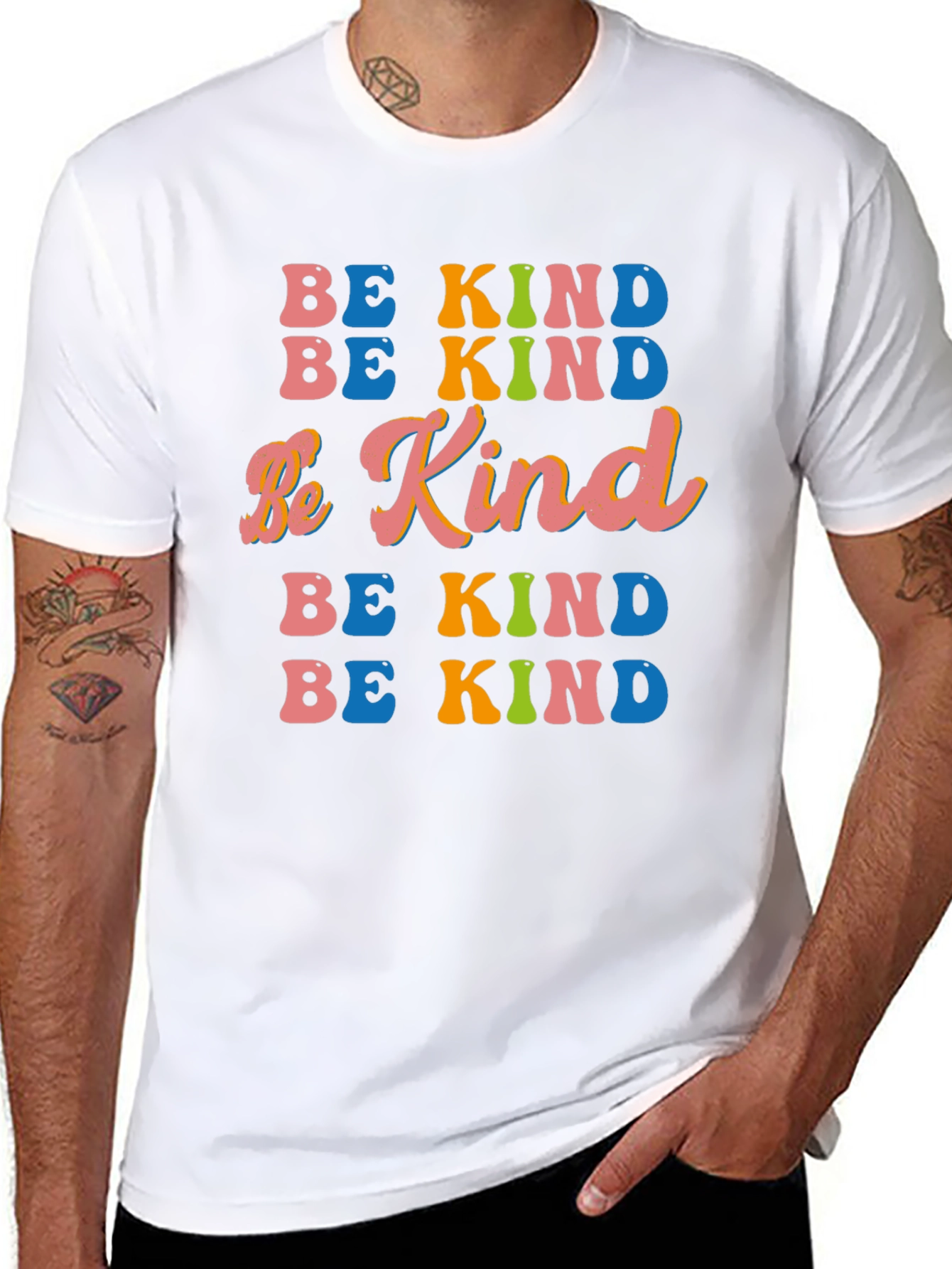 Be Kind Graphic Tee - Retro Style Shirt