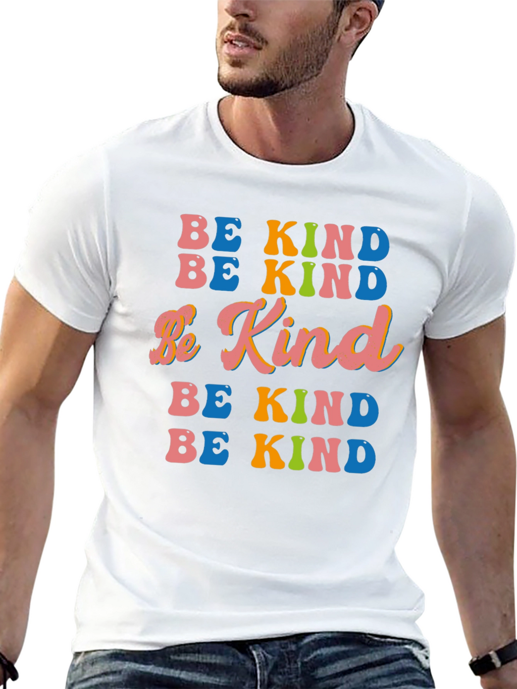Be Kind Graphic Tee - Retro Style Shirt