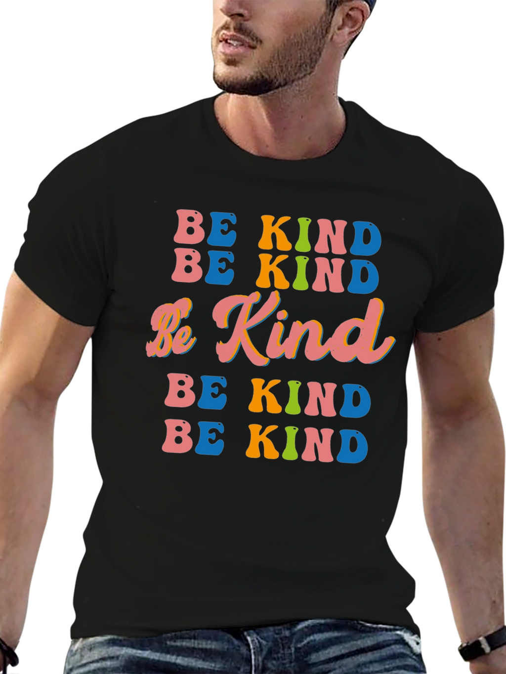 Be Kind Graphic Tee - Retro Style Shirt