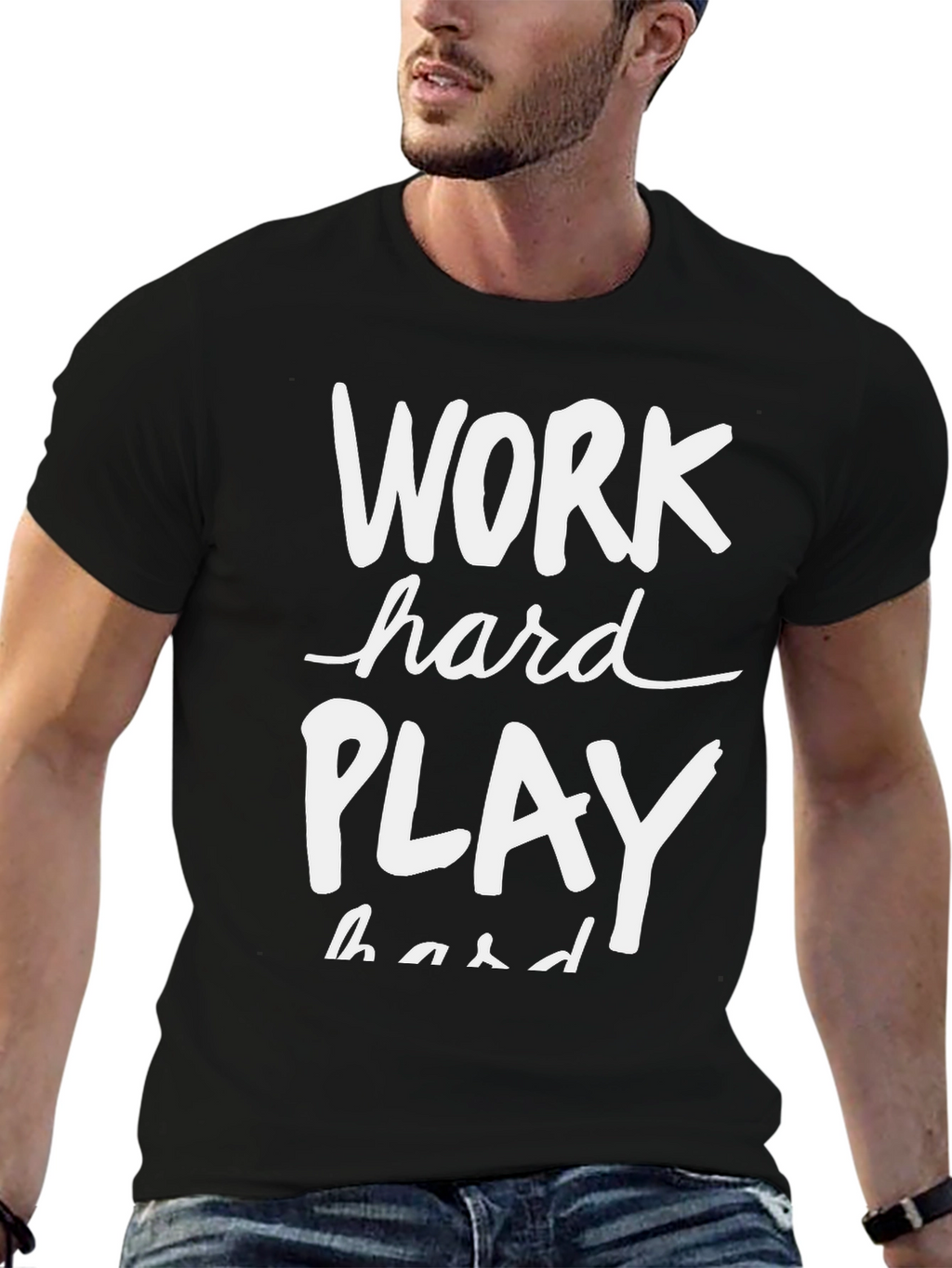 Work Hard Play Hard Graphic T-Shirt