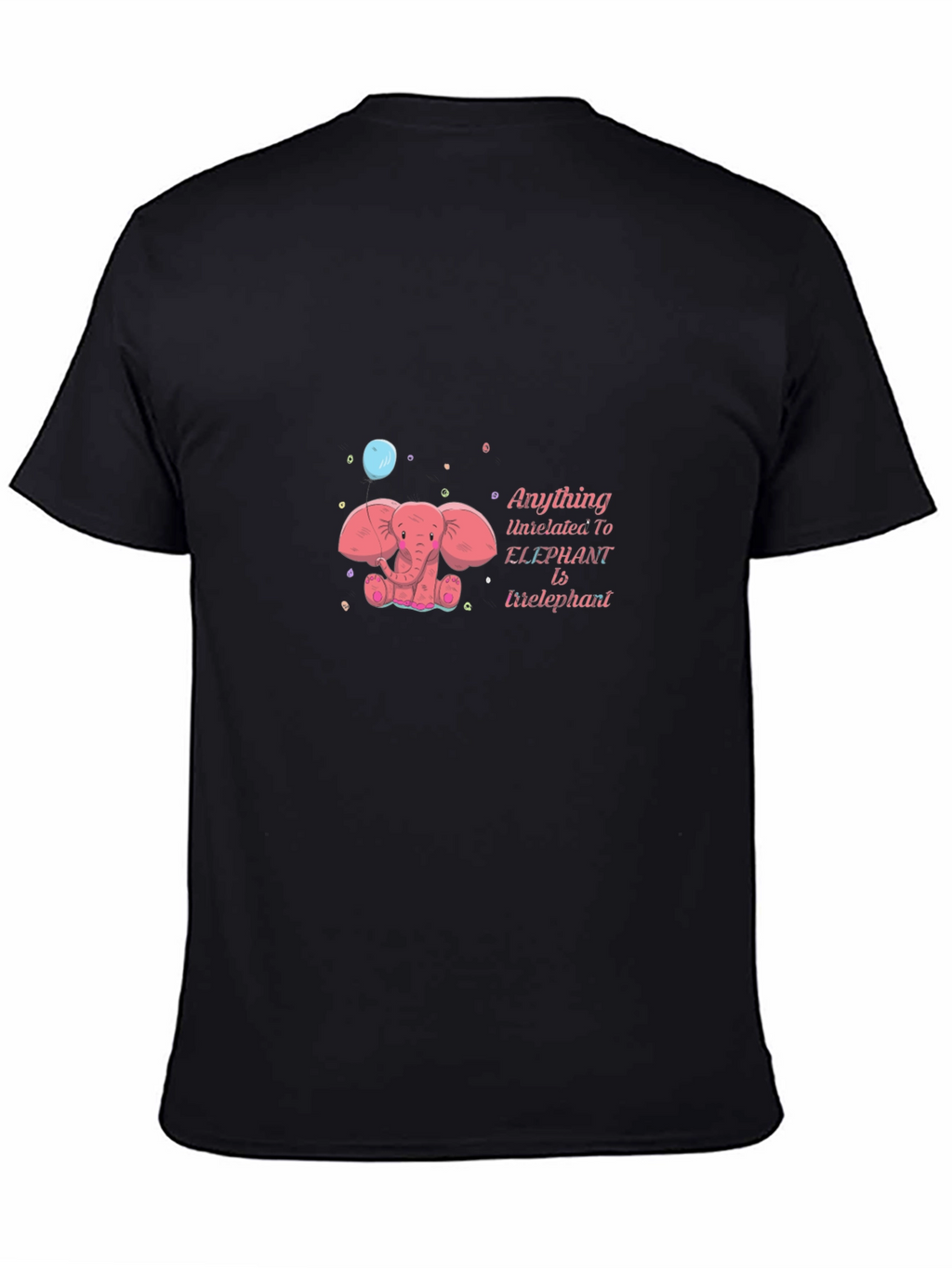 Elephant Cartoon Tee - Irrelephant Fun