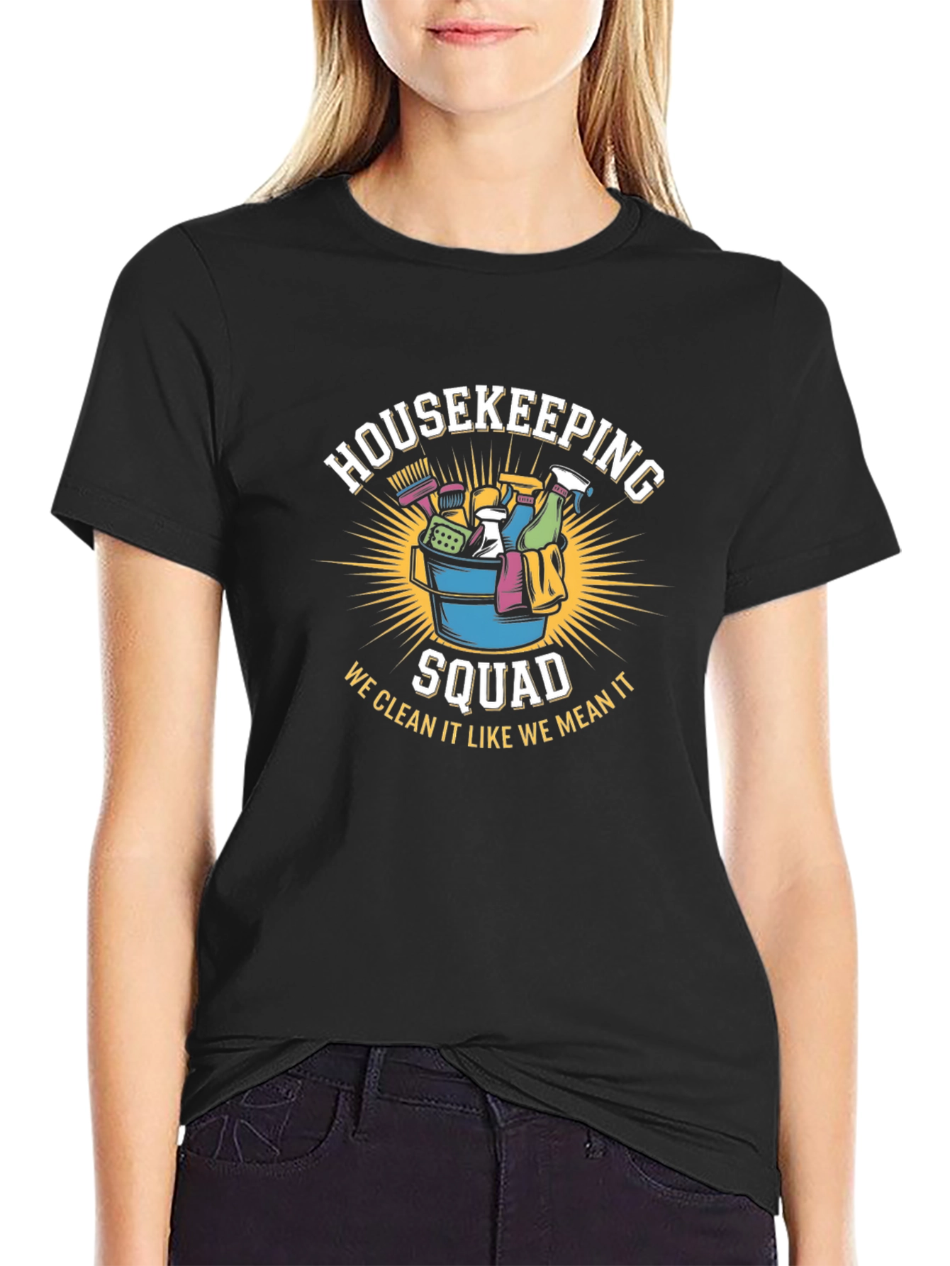 Housekeeping Squad T-Shirt - Cleaning Crew Apparel