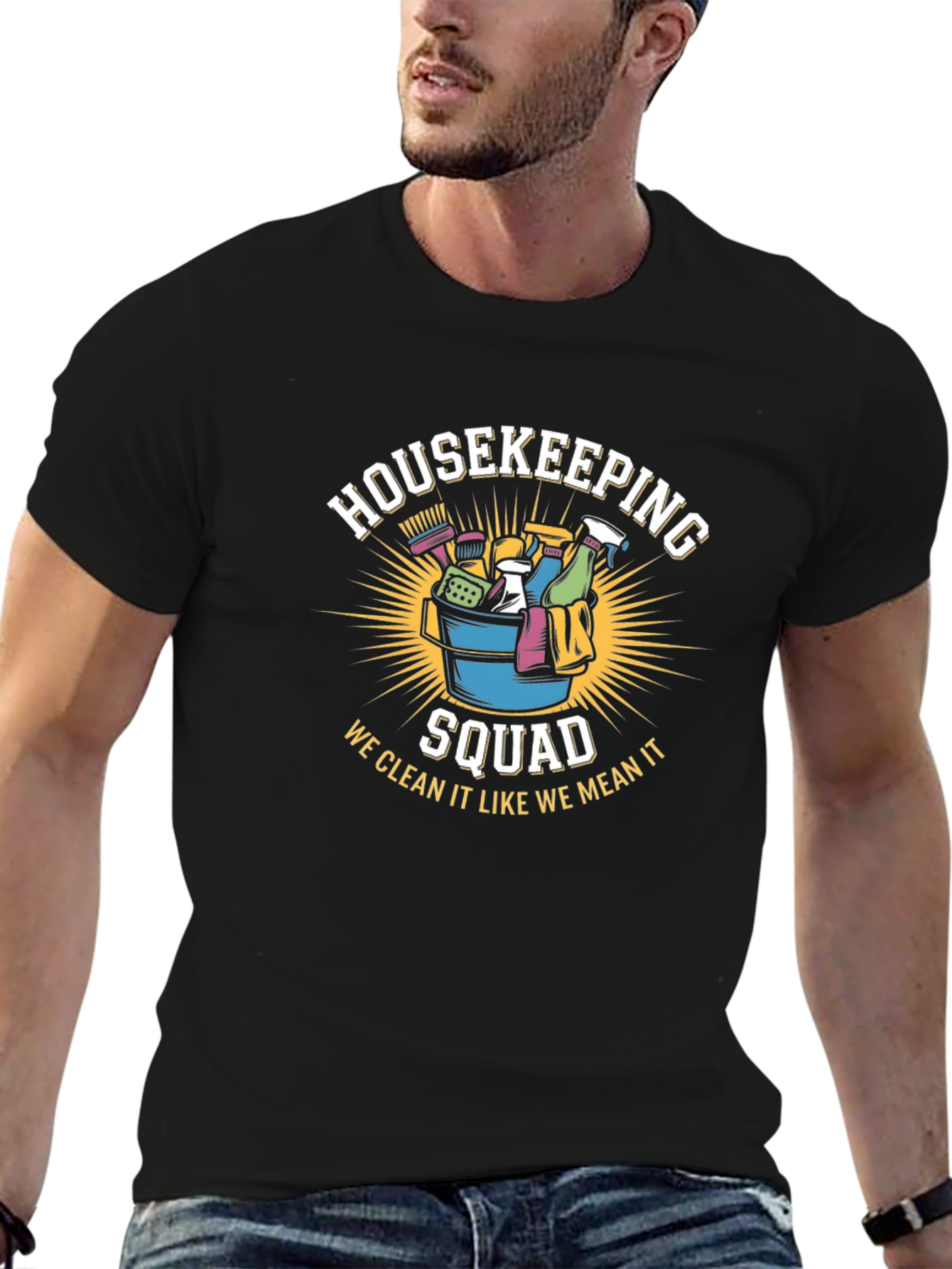 Housekeeping Squad T-Shirt - Cleaning Crew Apparel
