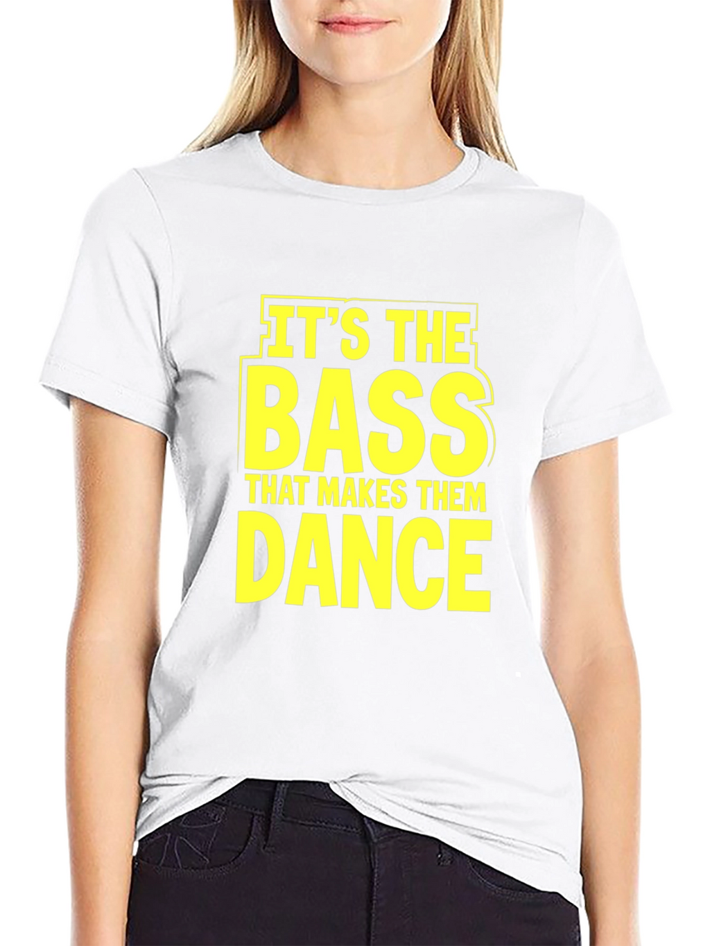 Bass Makes Them Dance Black Graphic Tee
