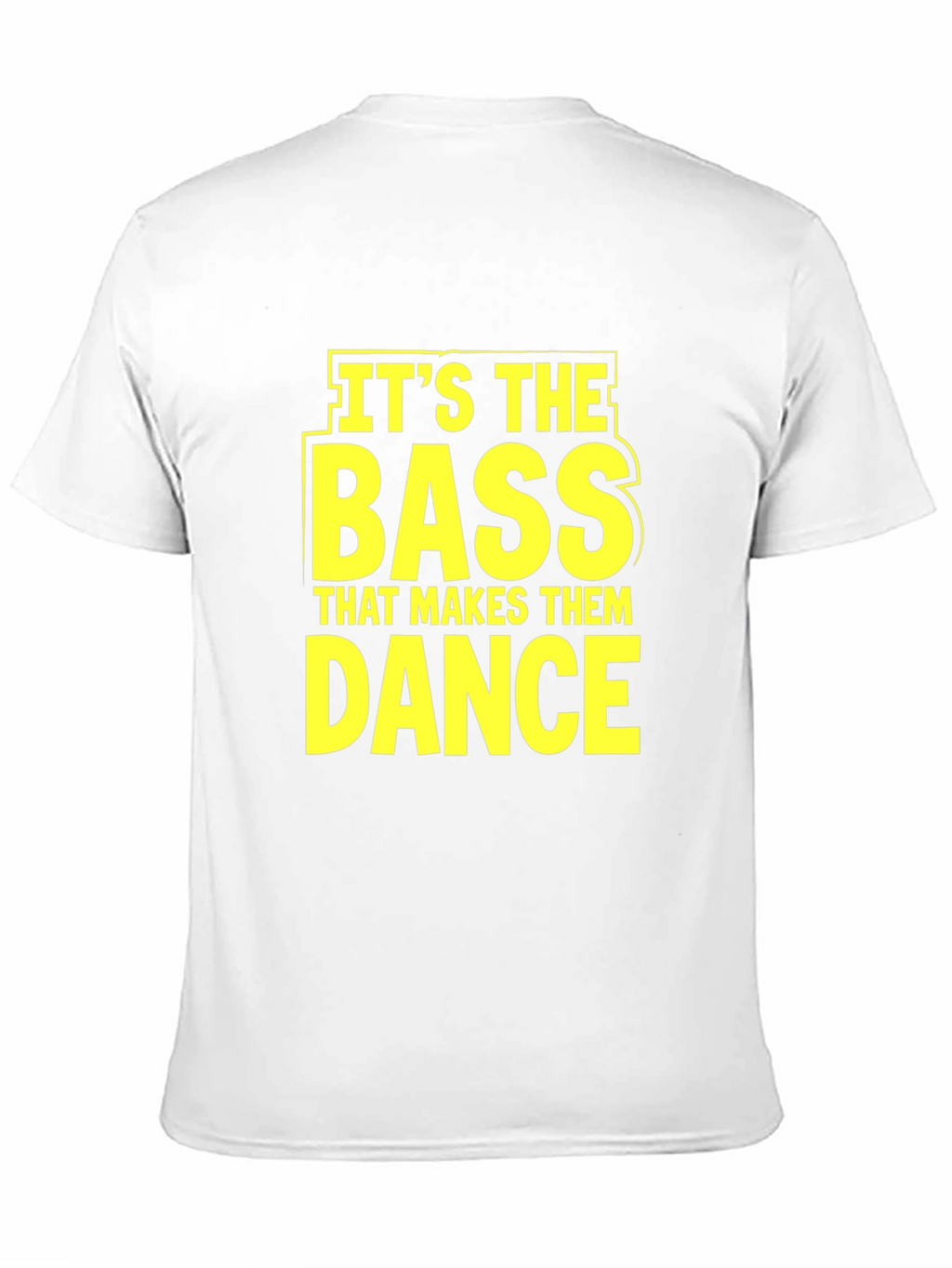 Bass Makes Them Dance Black Graphic Tee