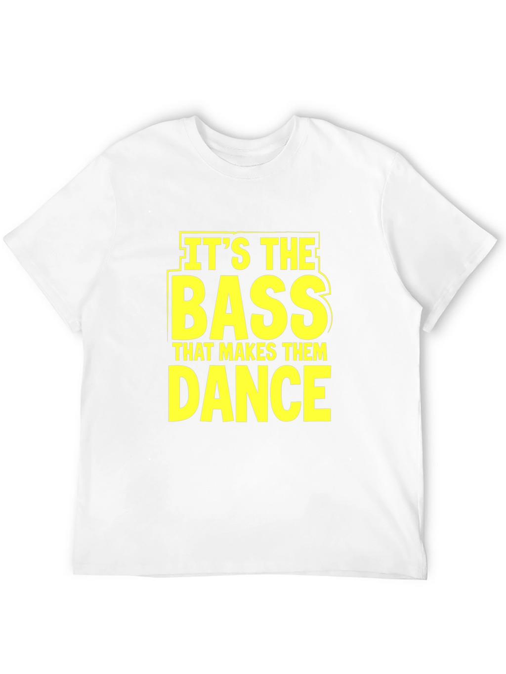 Bass Makes Them Dance Black Graphic Tee