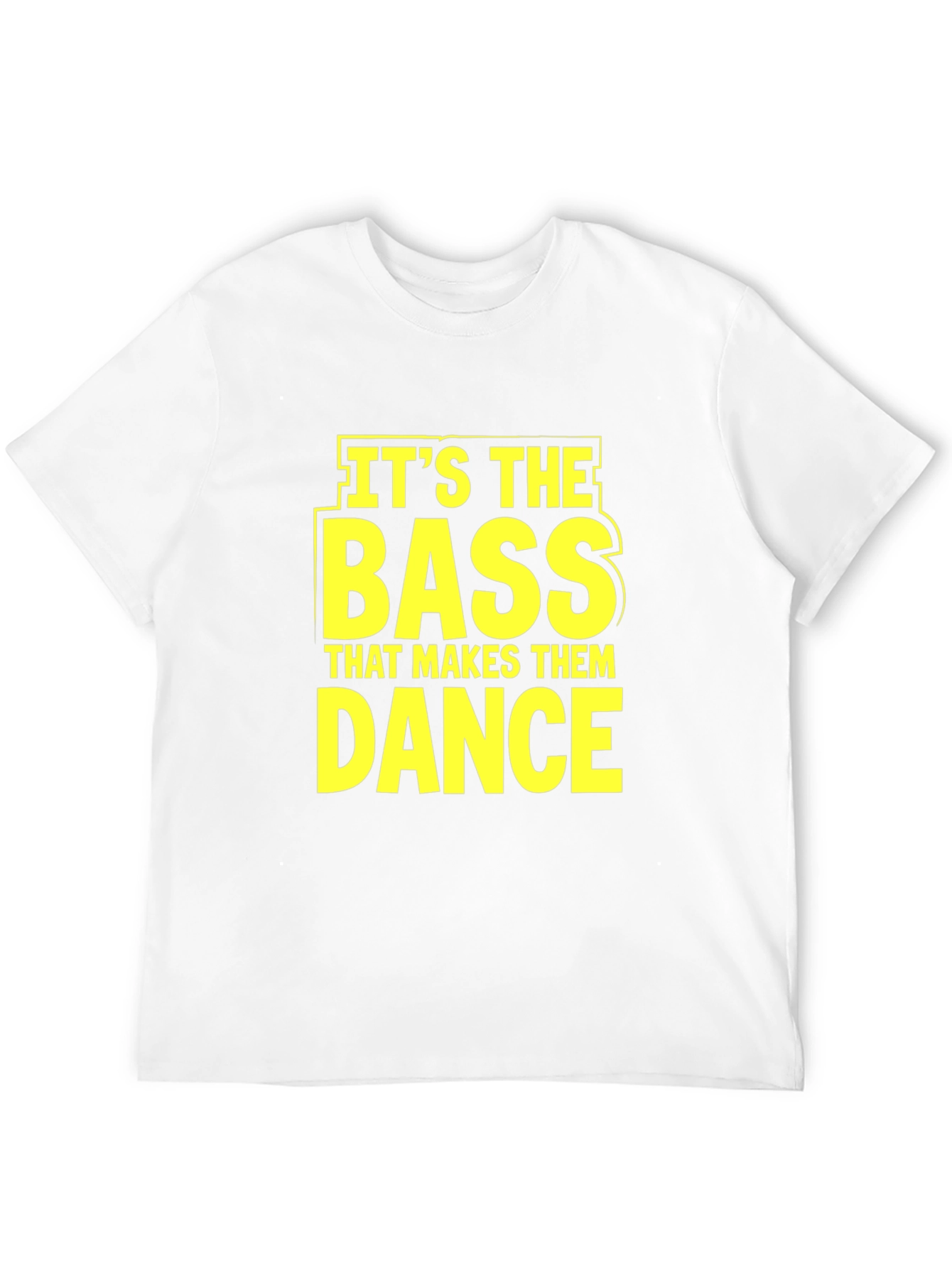 Bass Makes Them Dance Black Graphic Tee
