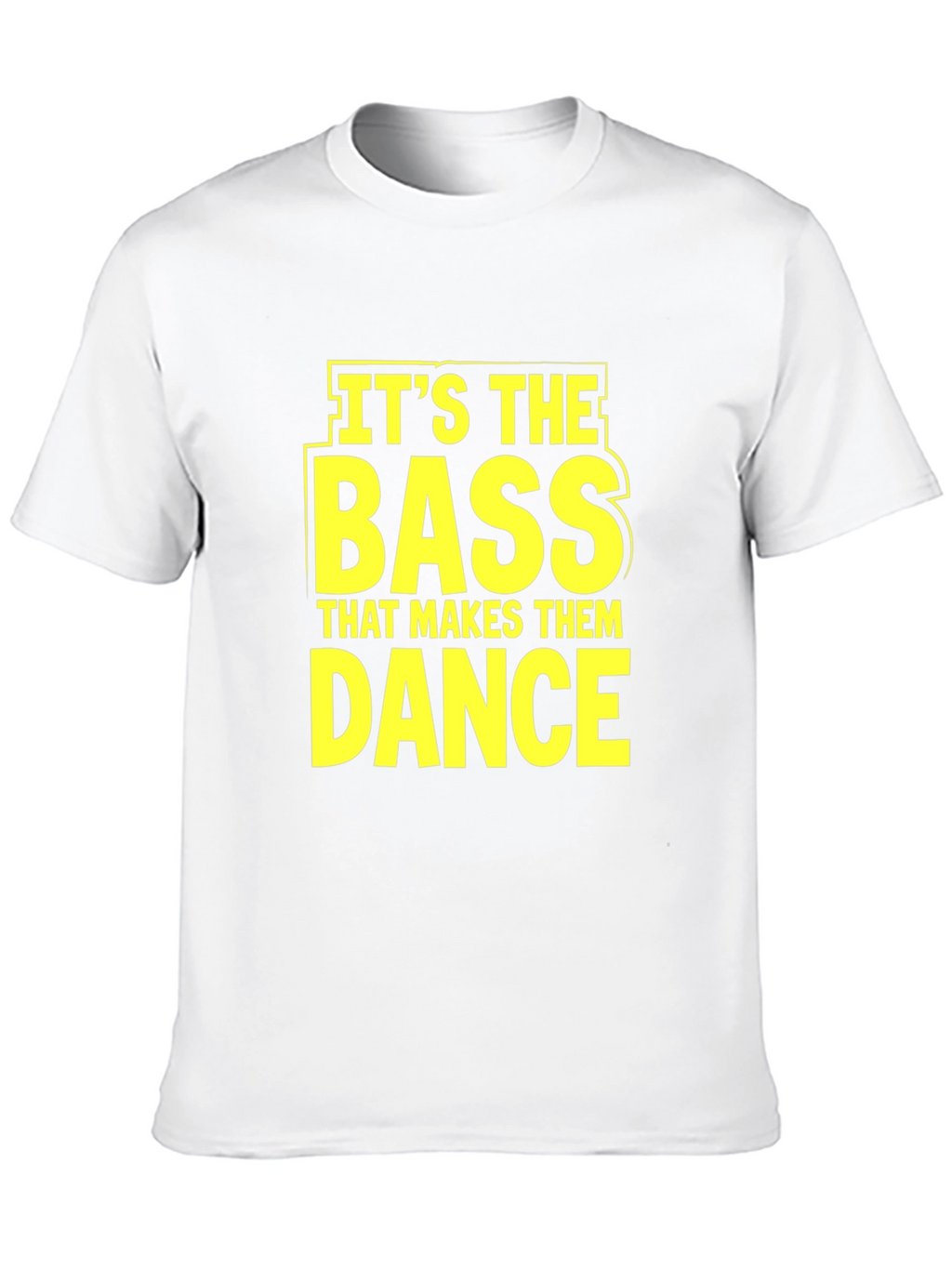 Bass Makes Them Dance Black Graphic Tee