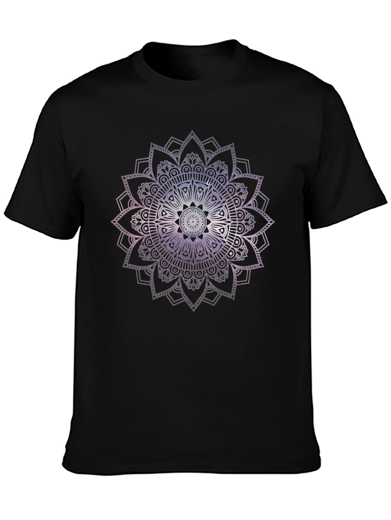 Mandala Graphic Black Tee