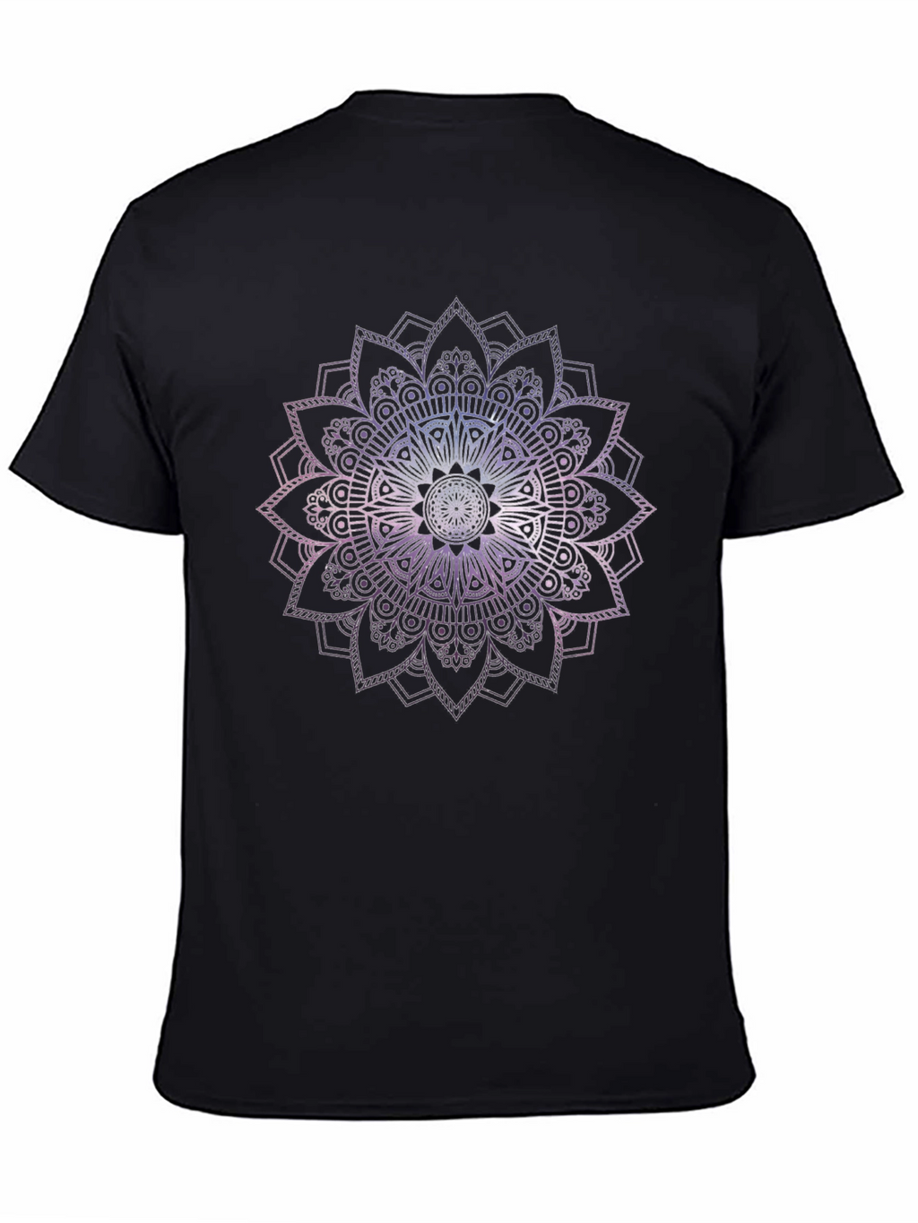 Mandala Graphic Black Tee