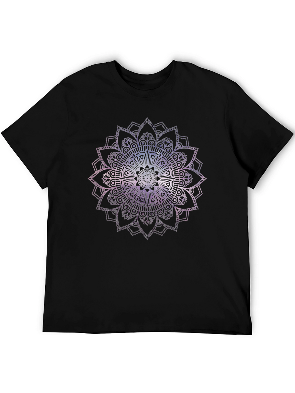 Mandala Graphic Black Tee