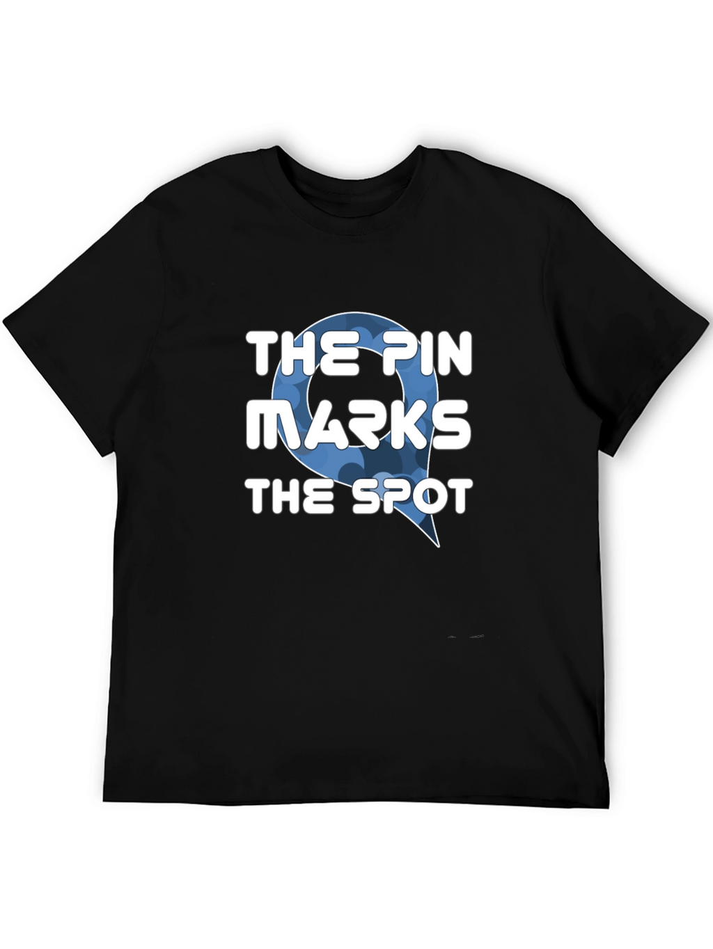 The Pin Marks the Spot Black T-Shirt
