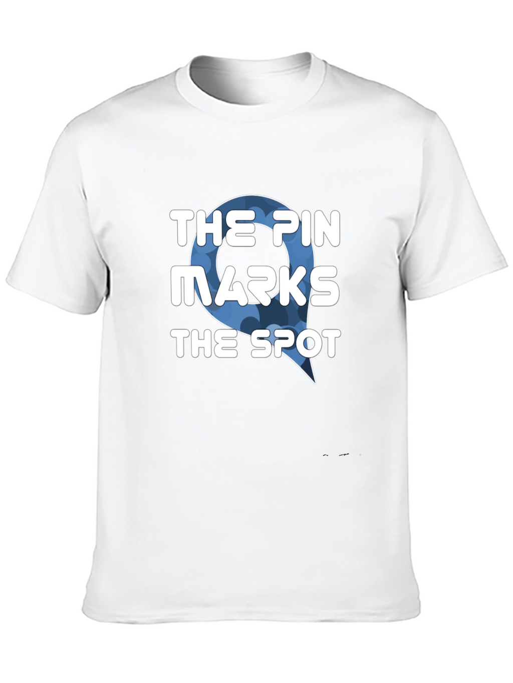 The Pin Marks the Spot Black T-Shirt