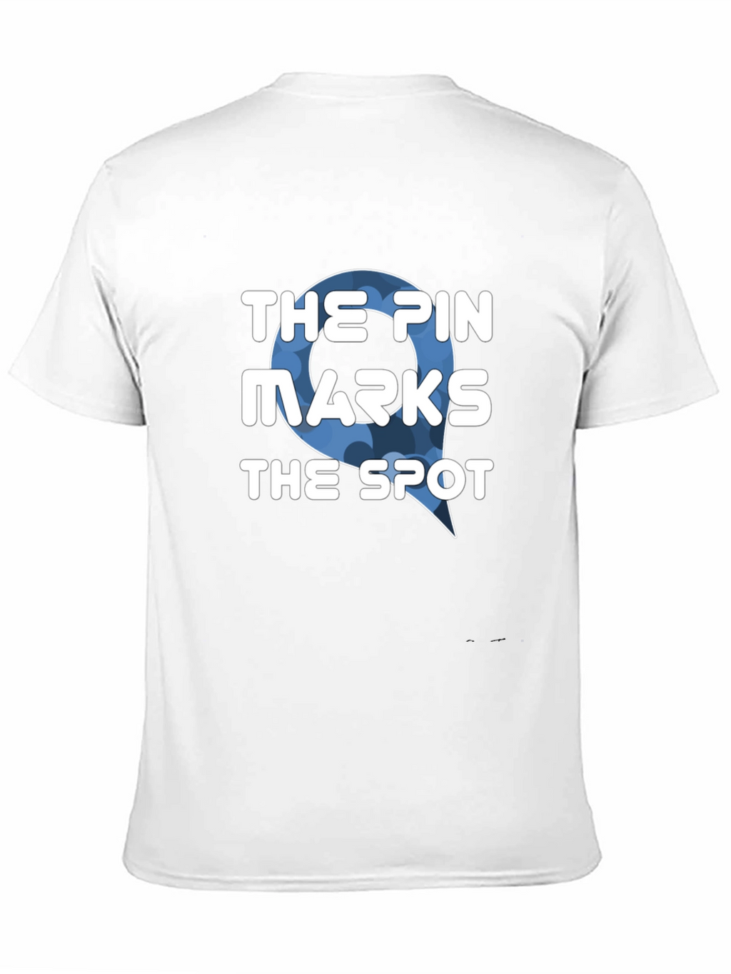 The Pin Marks the Spot Black T-Shirt