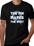 The Pin Marks the Spot Black T-Shirt