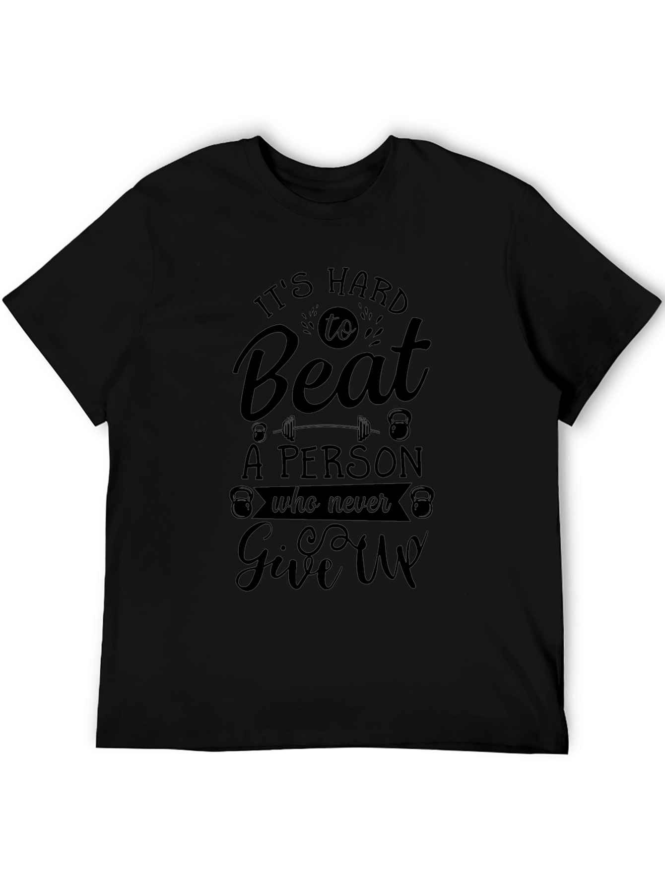 Its Hard to Beat Graphic Tee - Black