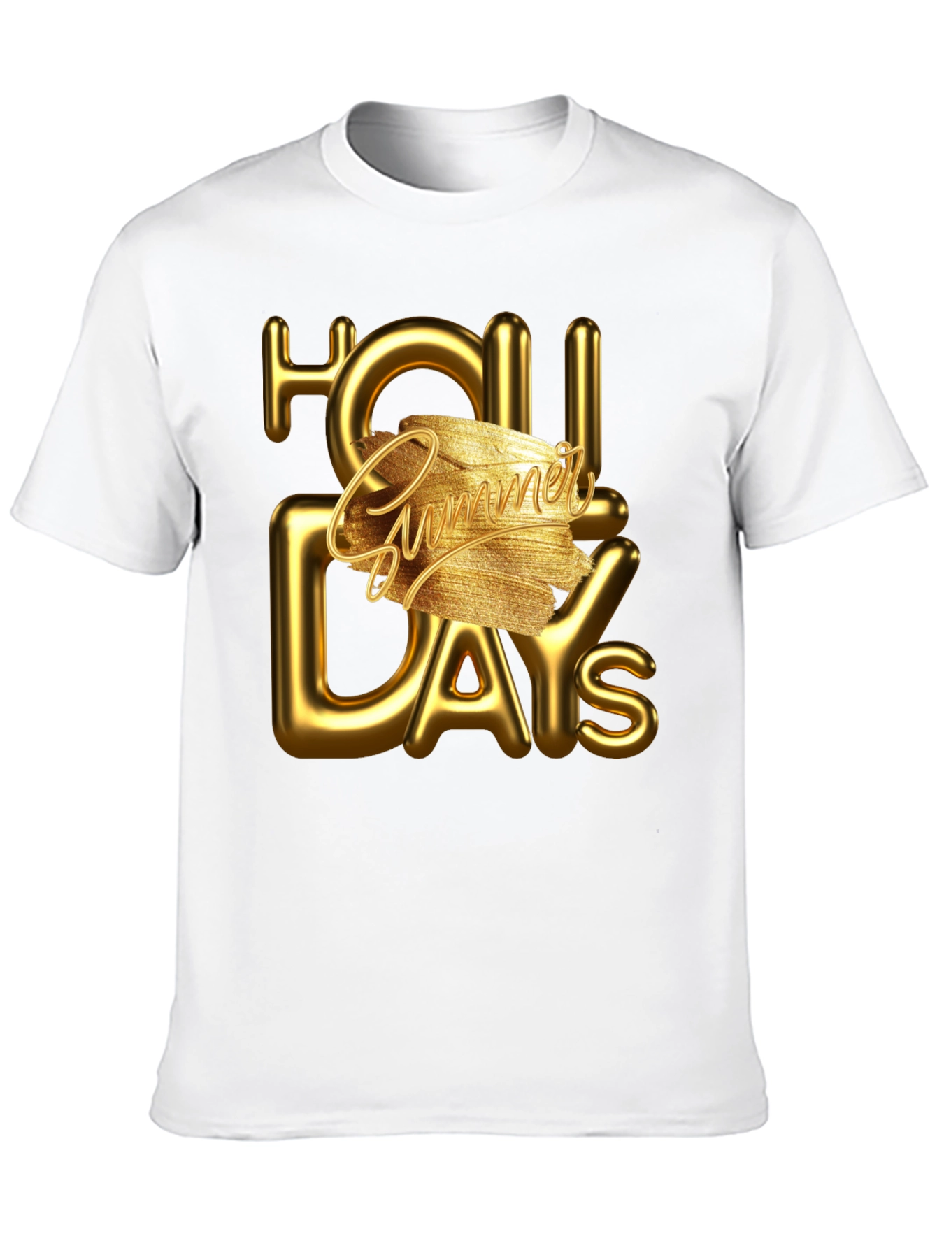 Summer Holiday Tee - Golden Days Ahead!
