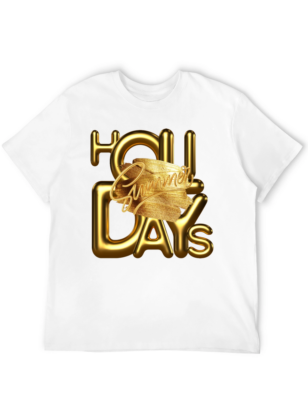 Summer Holiday Tee - Golden Days Ahead!