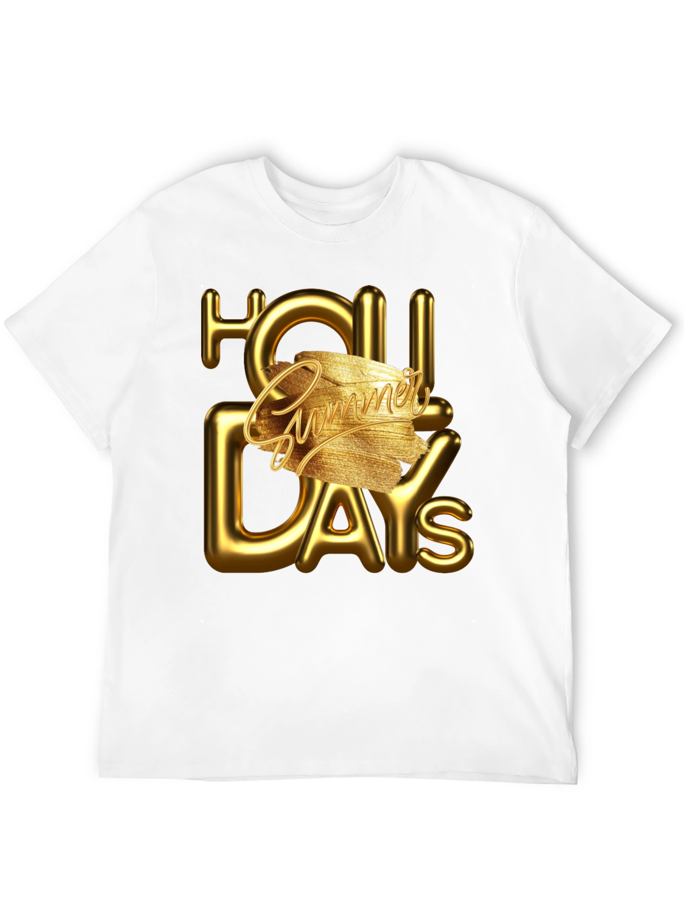 Summer Holiday Tee - Golden Days Ahead!