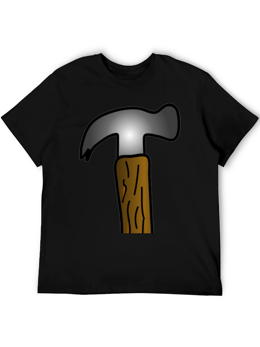Hammer Graphic Tee - Cartoon Tool Design