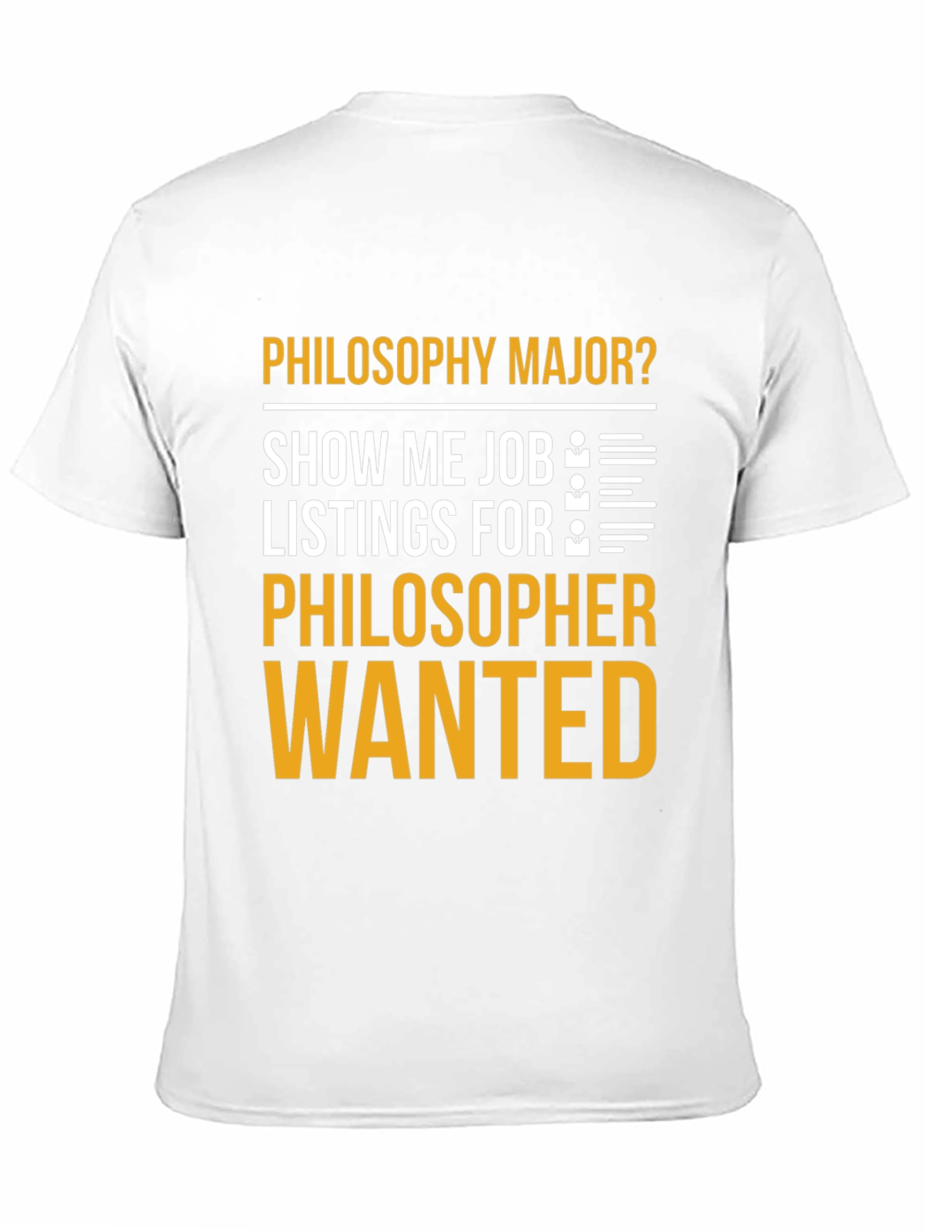 Philosophy Major Humor T-Shirt - Philosopher Wanted