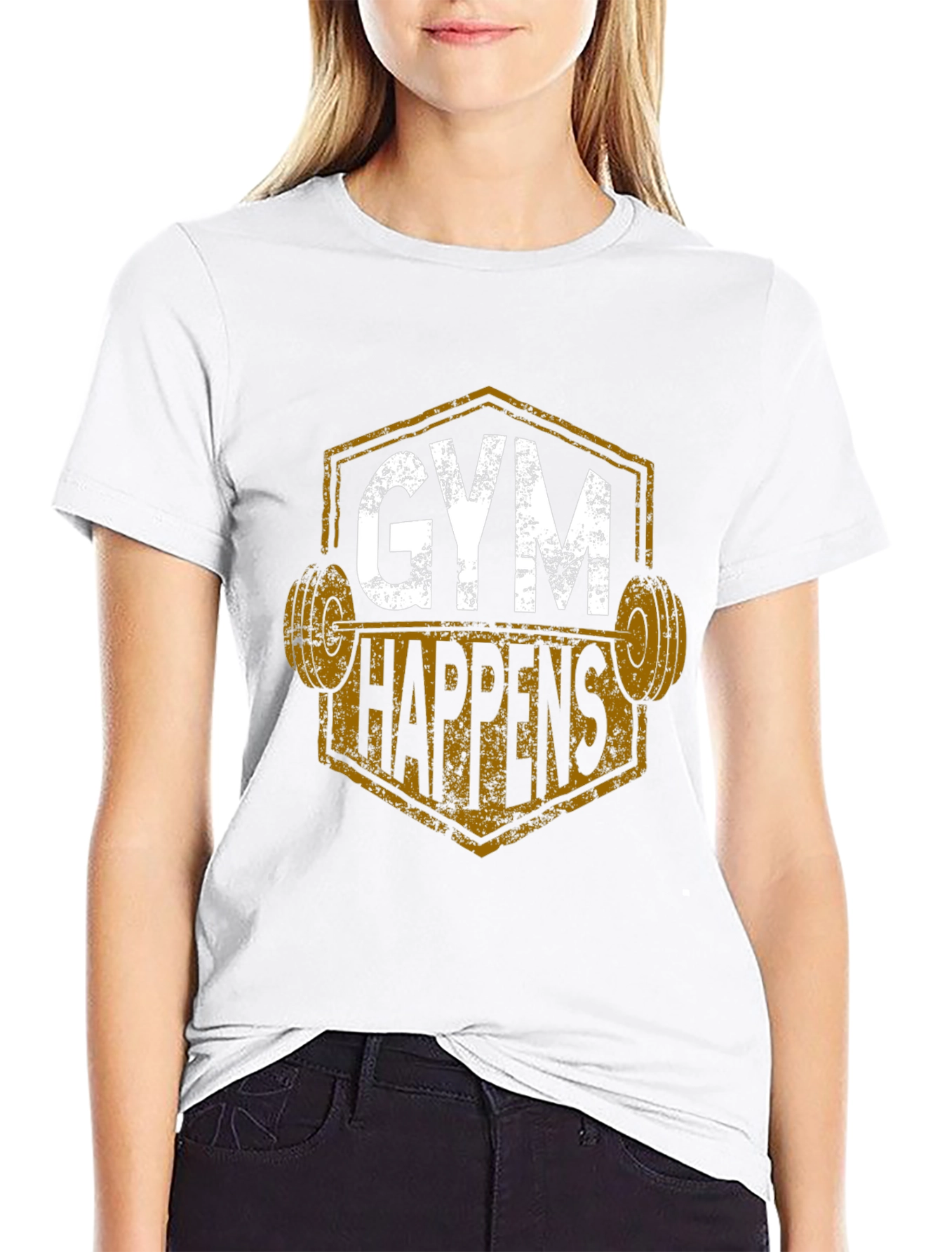 Gym Happens Graphic T-Shirt