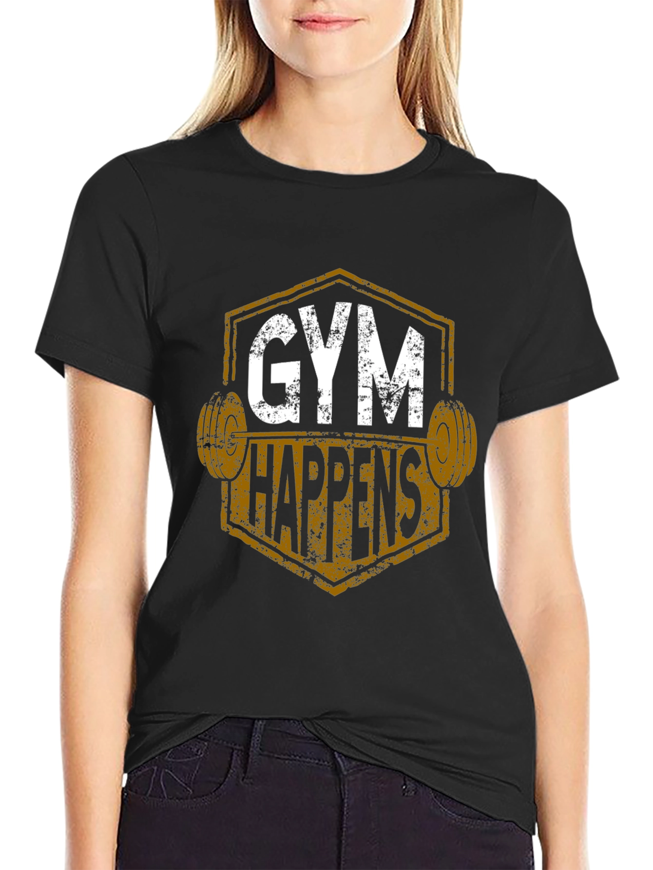 Gym Happens Graphic T-Shirt