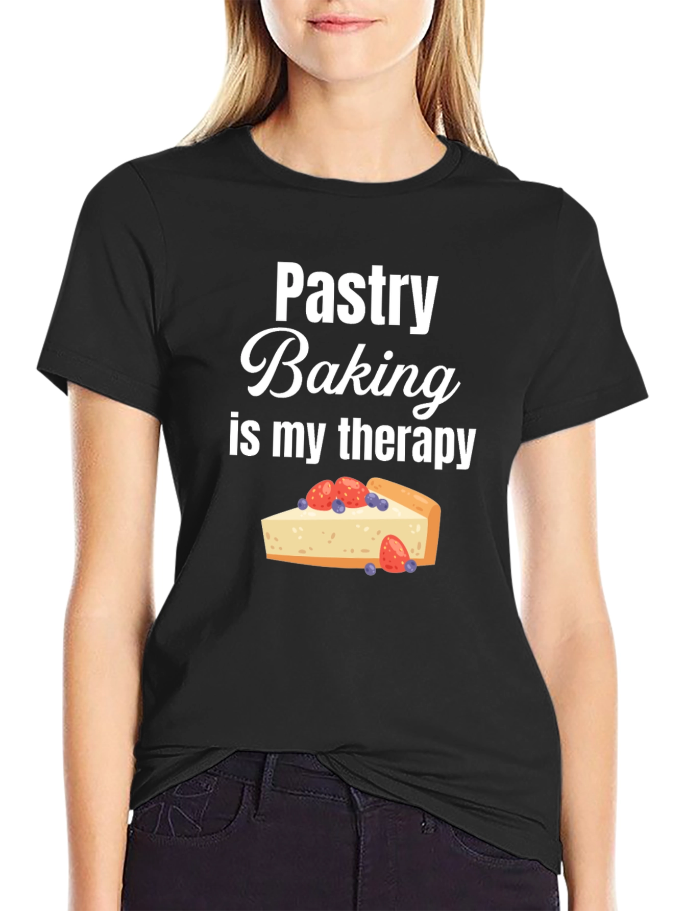 Pastry Baking Therapy Graphic T-Shirt