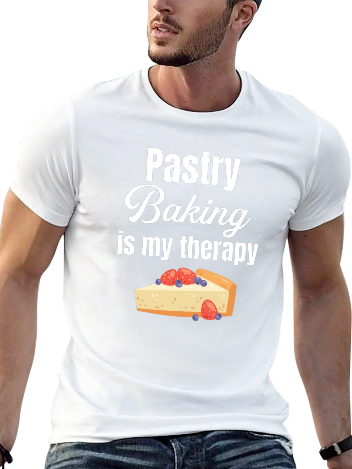 Pastry Baking Therapy Graphic T-Shirt