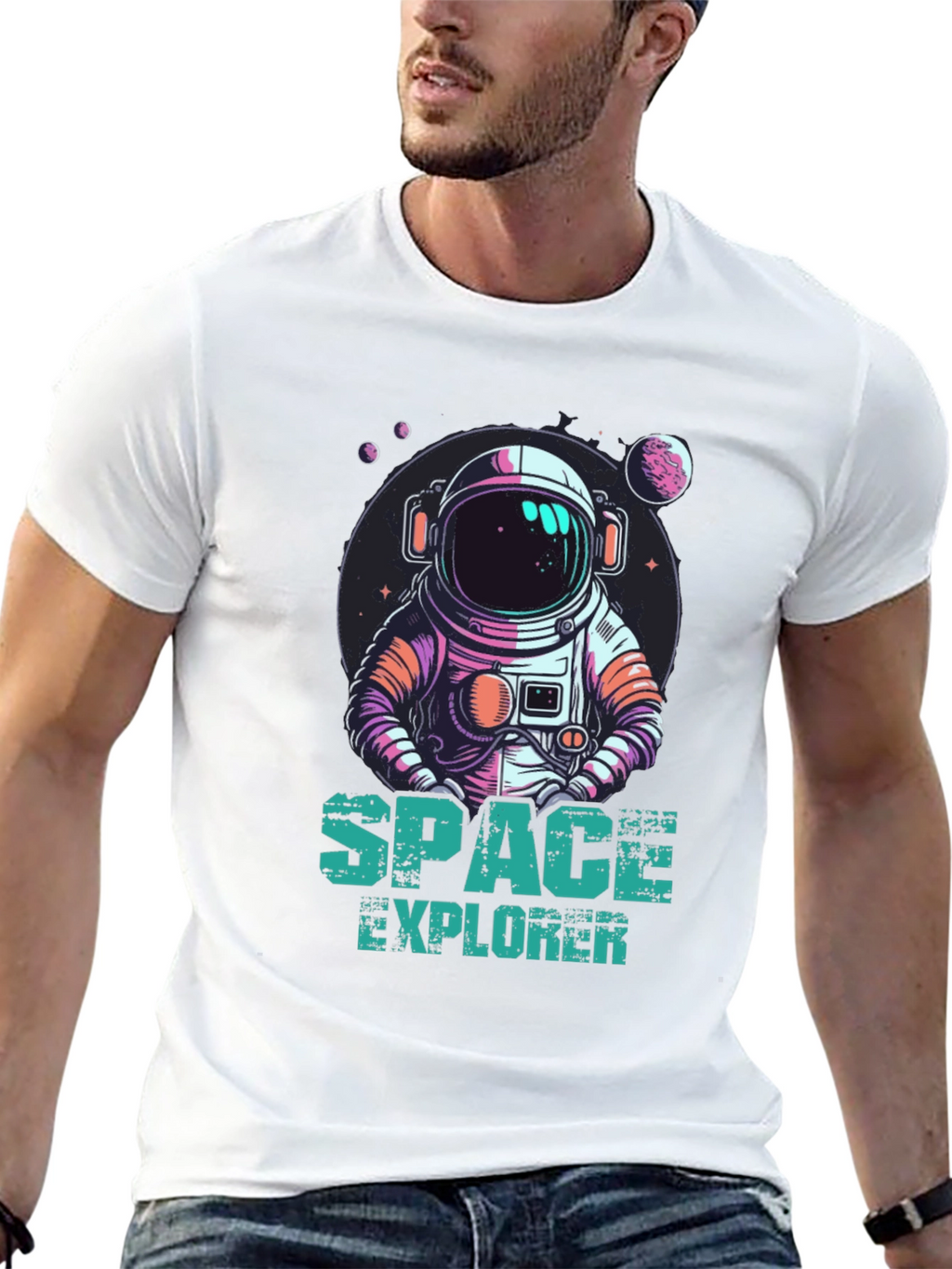 Space Explorer Graphic T-Shirt
