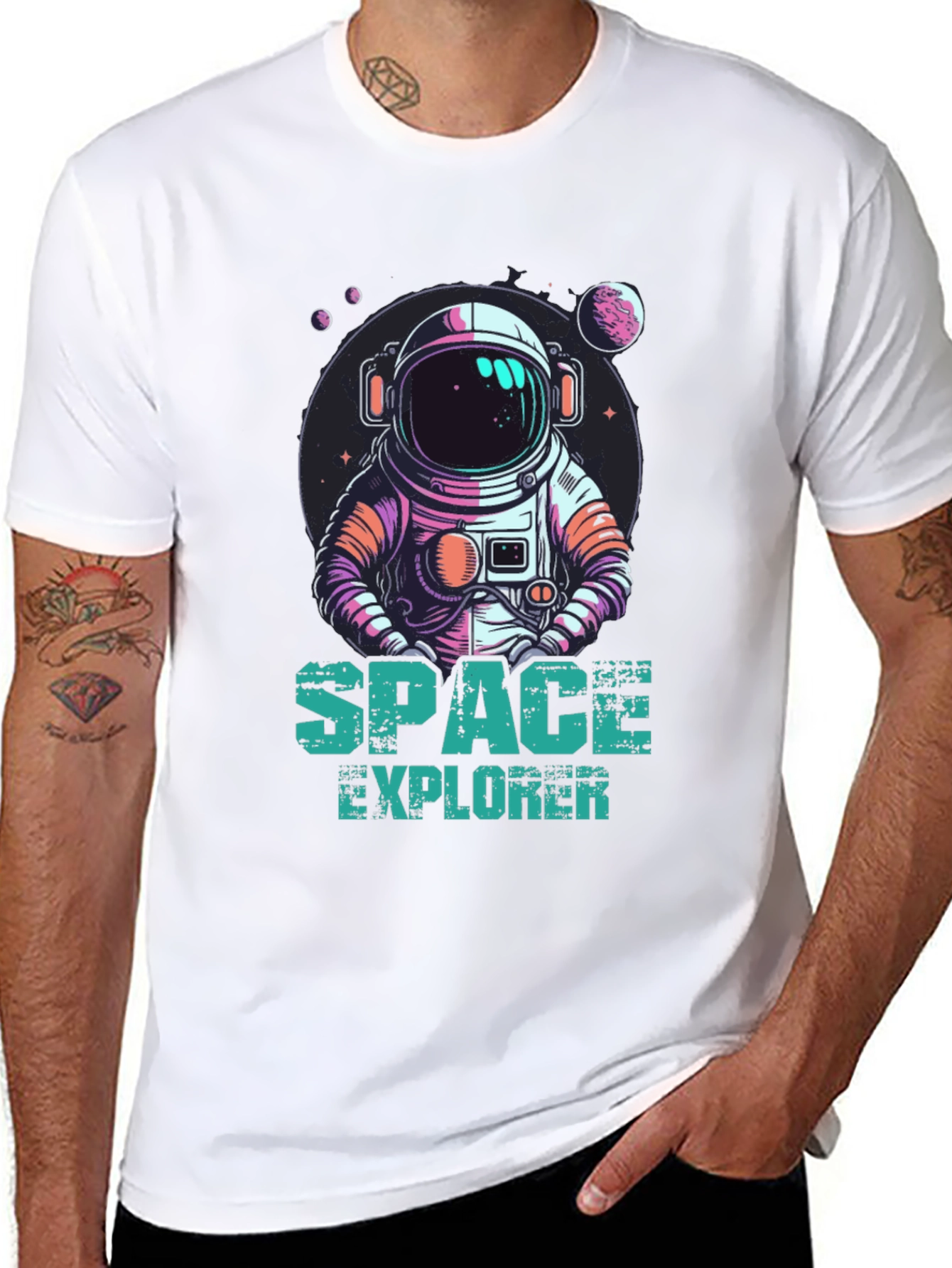 Space Explorer Graphic T-Shirt