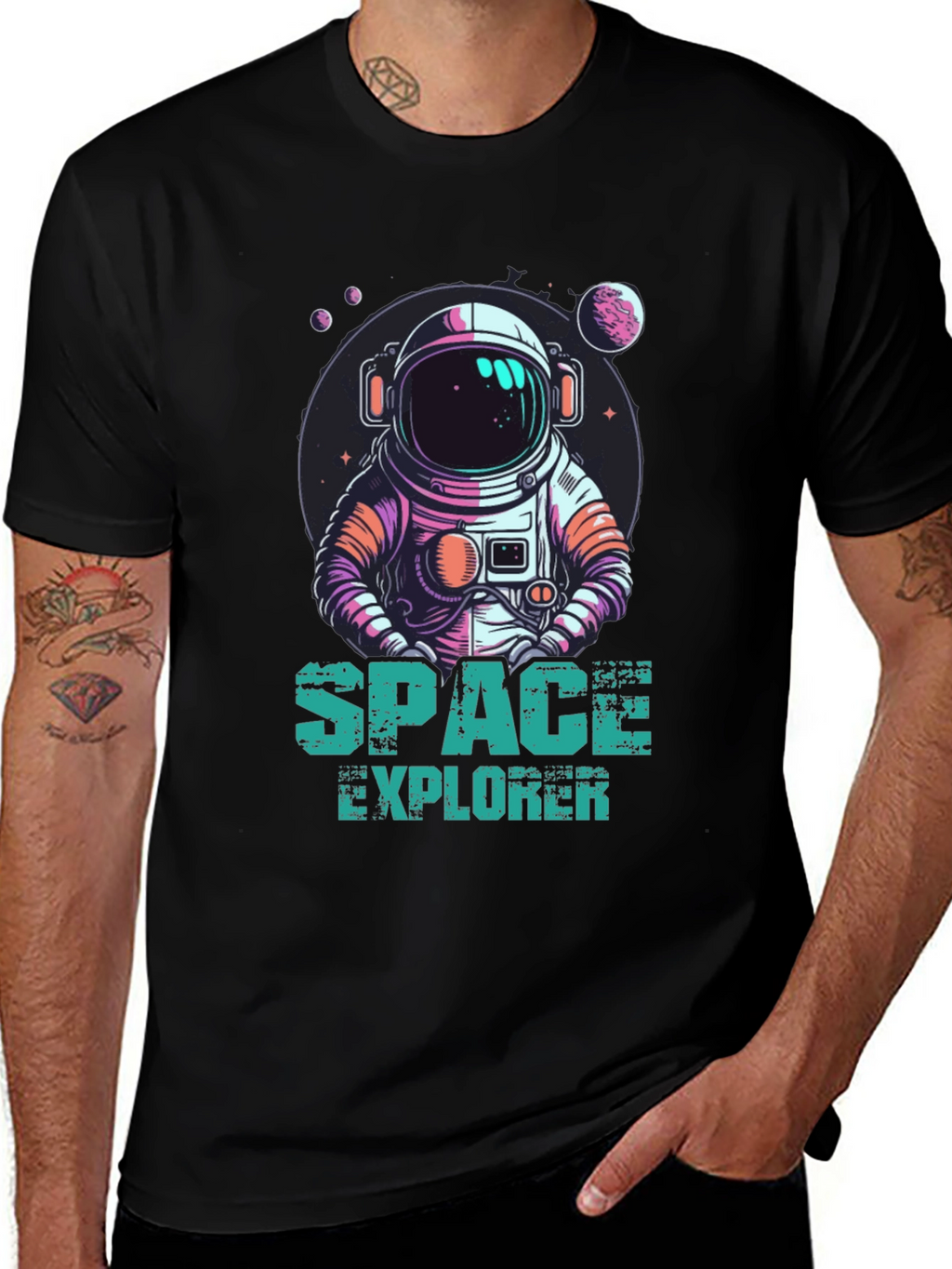Space Explorer Graphic T-Shirt