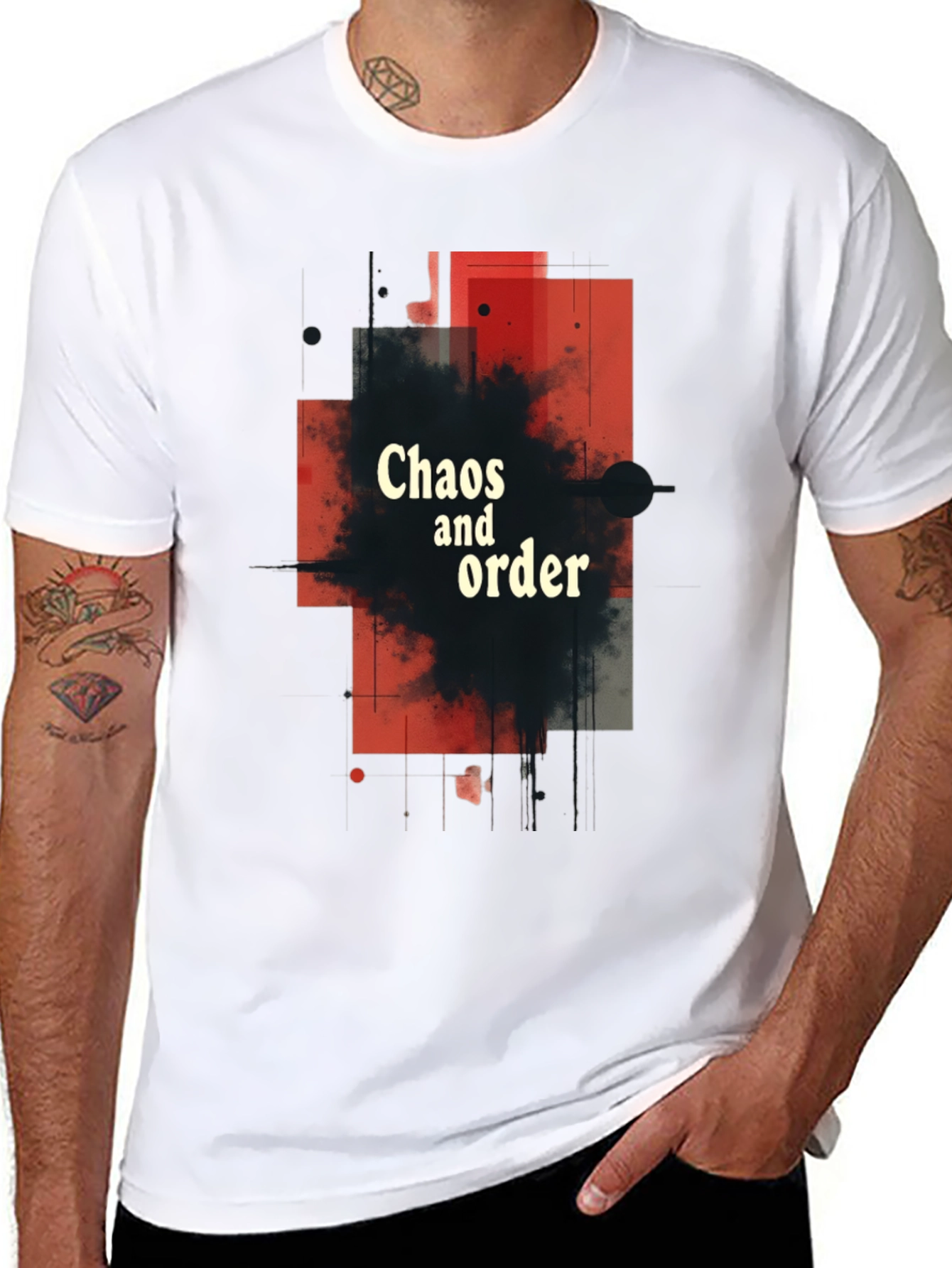 Chaos and Order Graphic T-Shirt