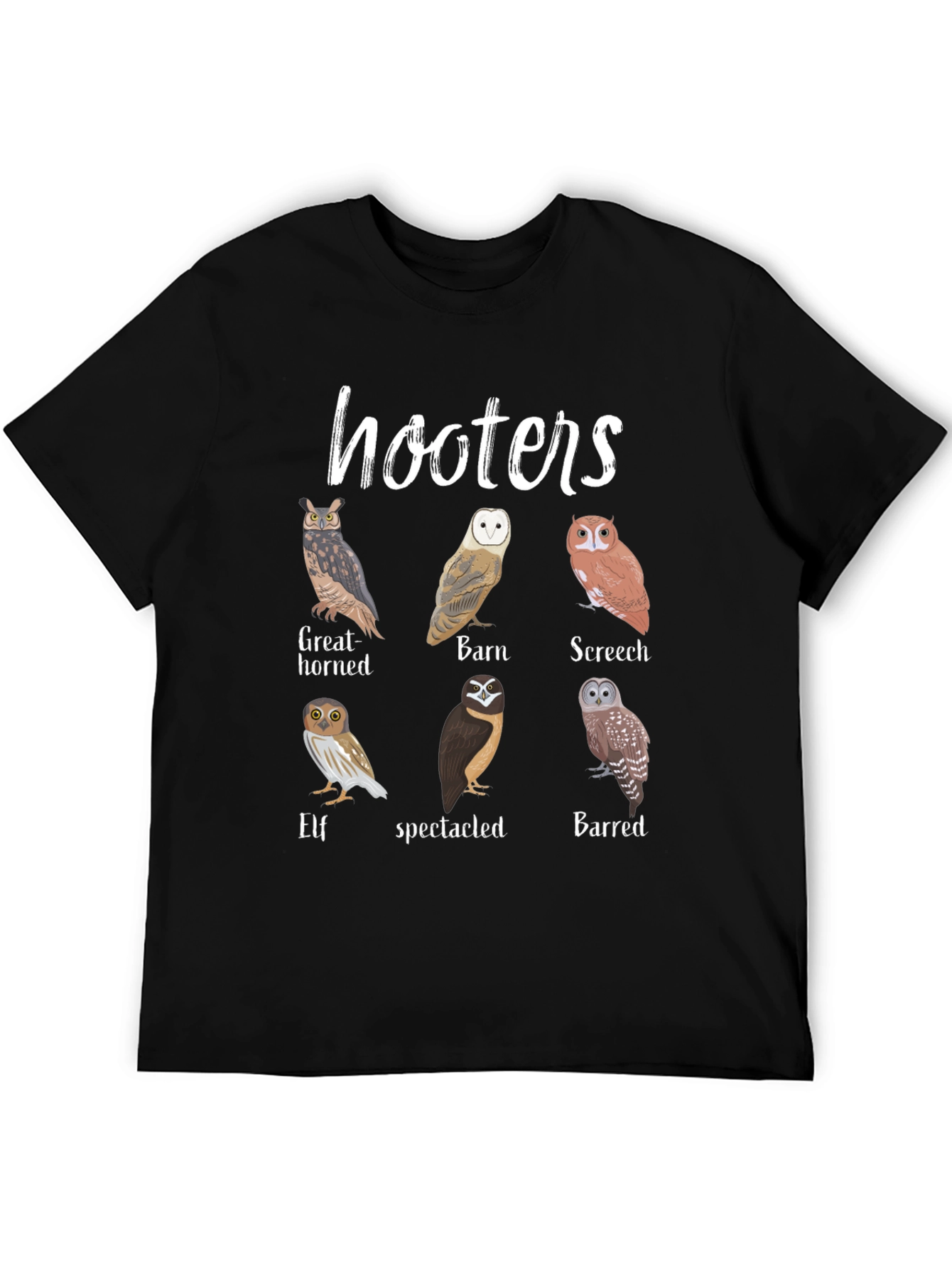 Hooters Owl Types T-Shirt