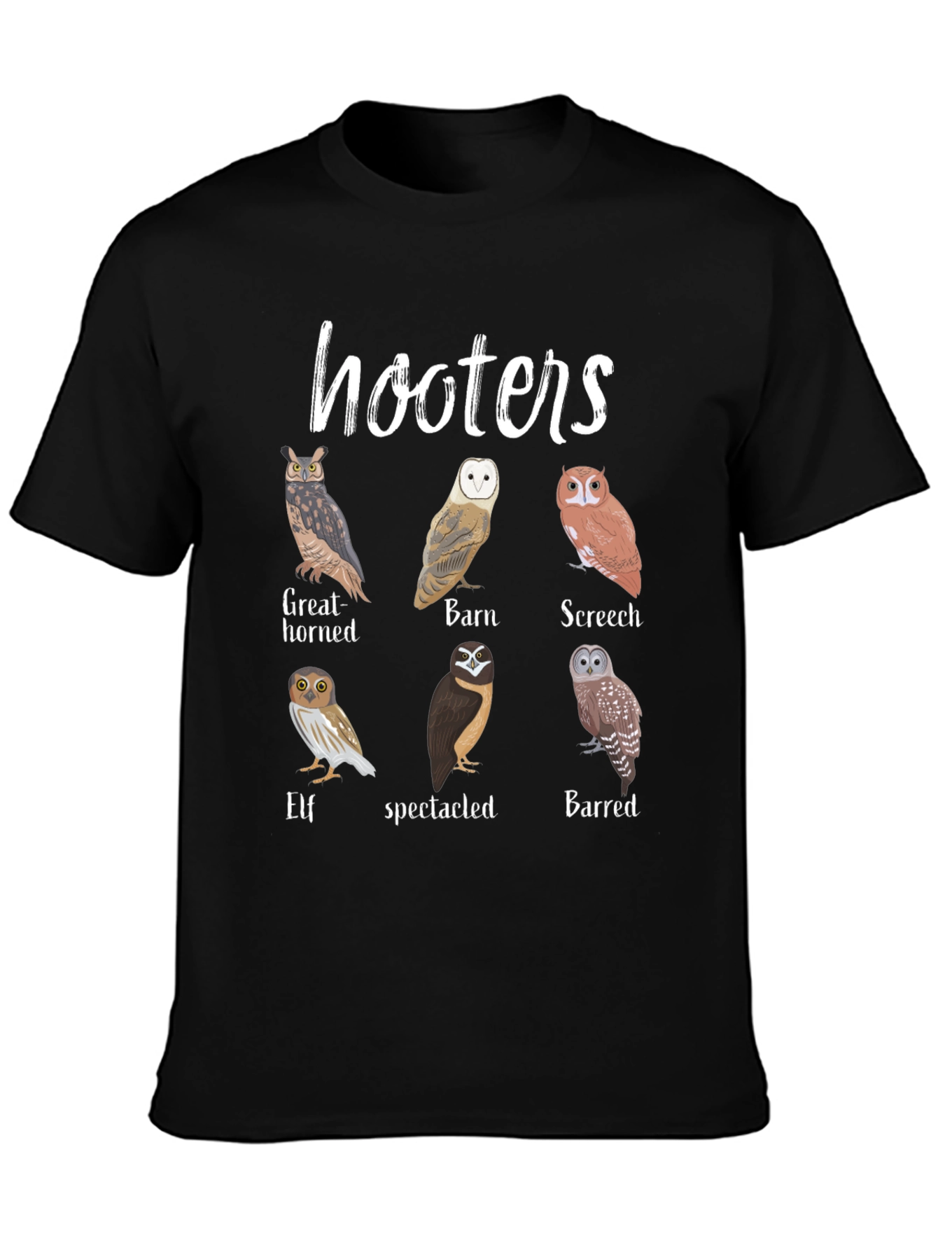 Hooters Owl Types T-Shirt