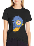 Cartoon Bird Graphic Tee