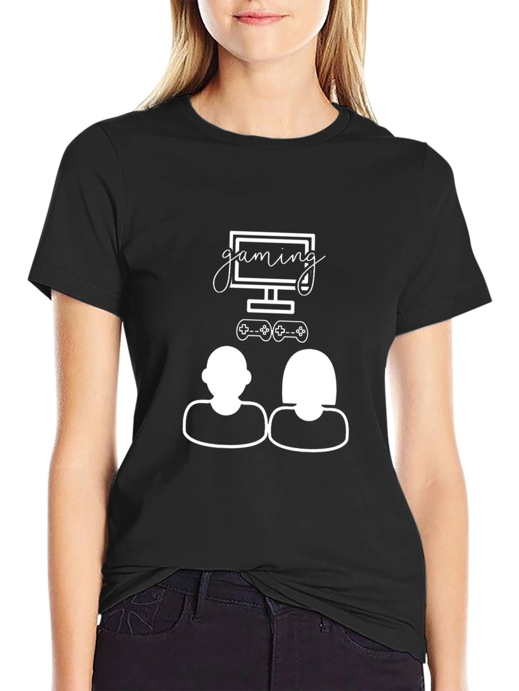 Gaming Couple Graphic Tee - Gamers Delight!