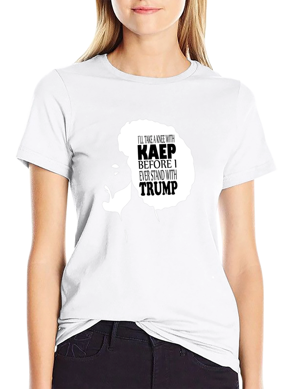 Kneel With Kaepernick T-Shirt - Political Statement Tee