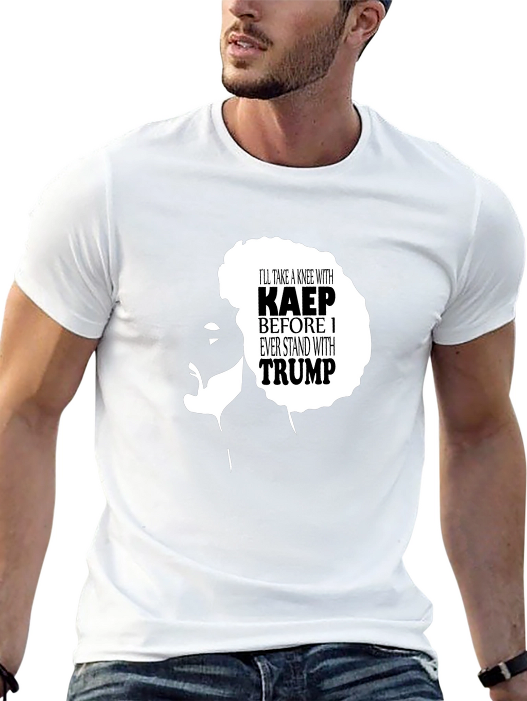 Kneel With Kaepernick T-Shirt - Political Statement Tee
