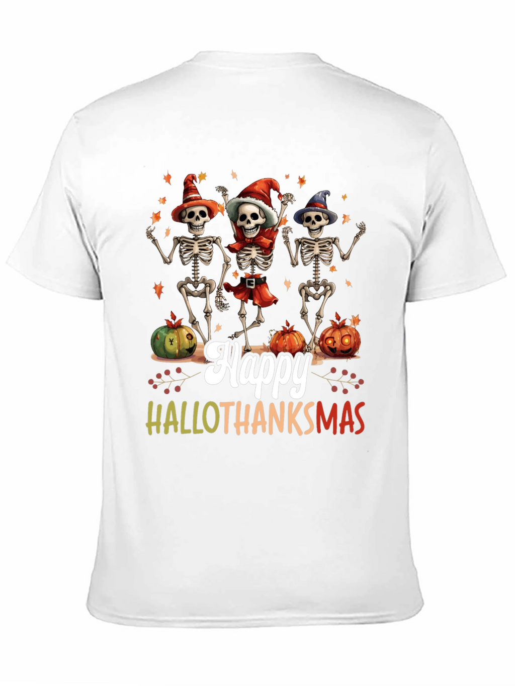 Happy Hallothanksmas Skeleton T-Shirt