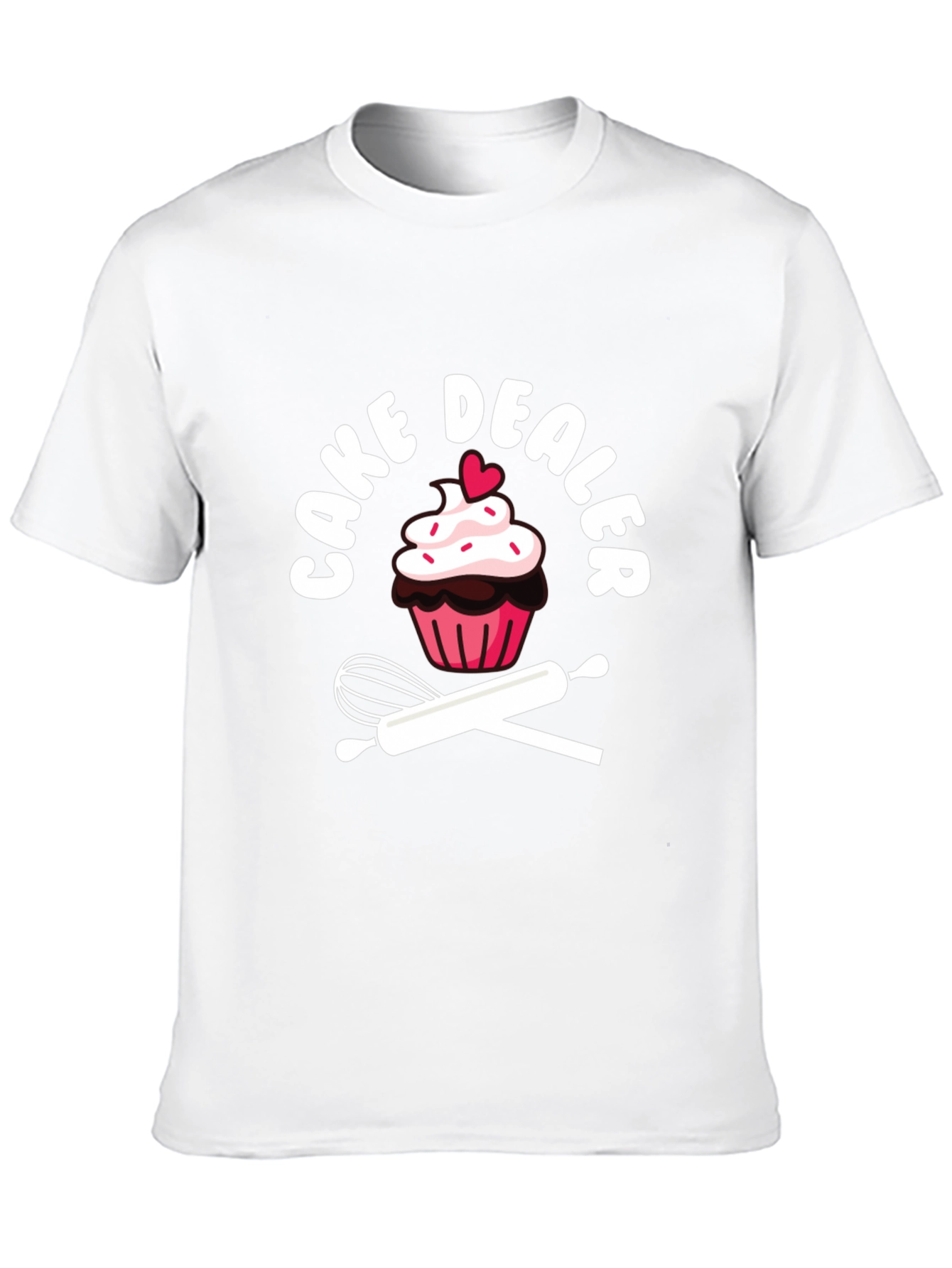 Cake Dealer Graphic T-Shirt - Baker Humor Tee